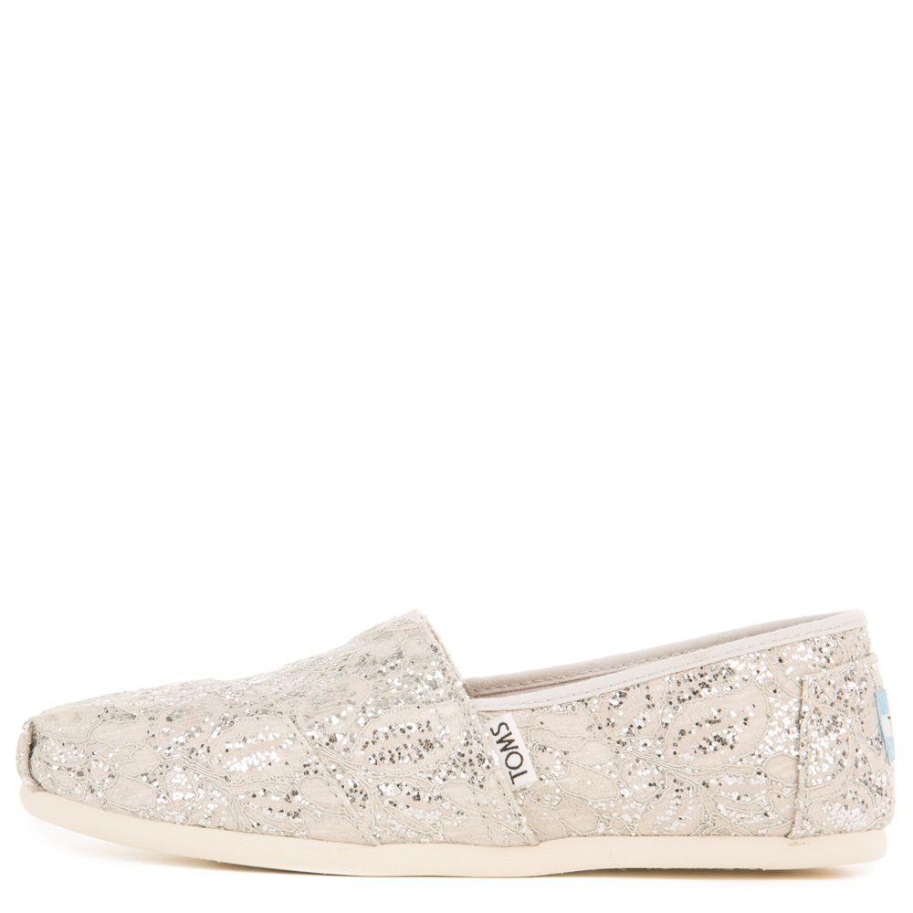 TOMS Toms for Women: Classics Lace Glitter Flats 10008949 - Shiekh