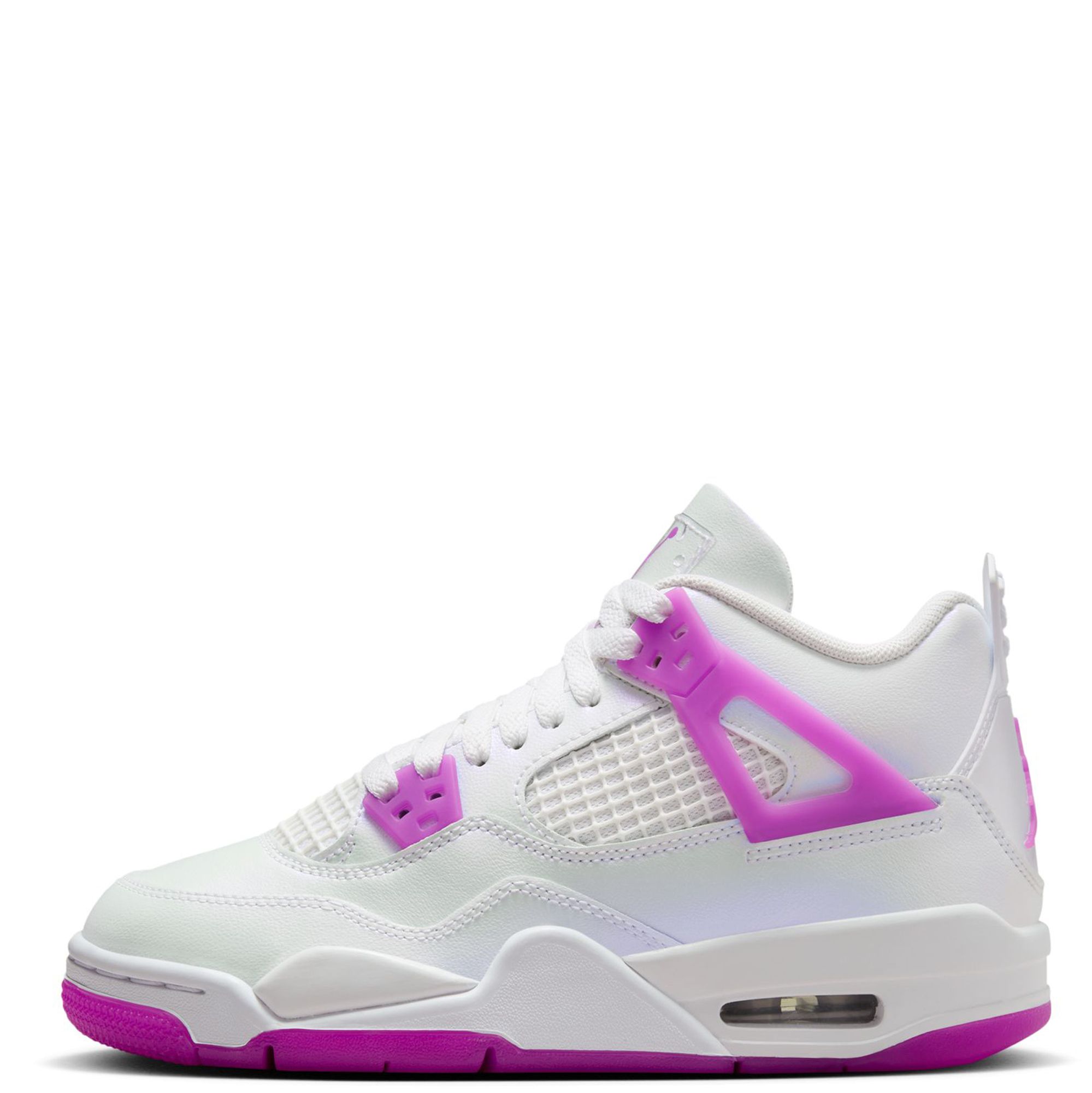 Pink and white jordan 4 hotsell