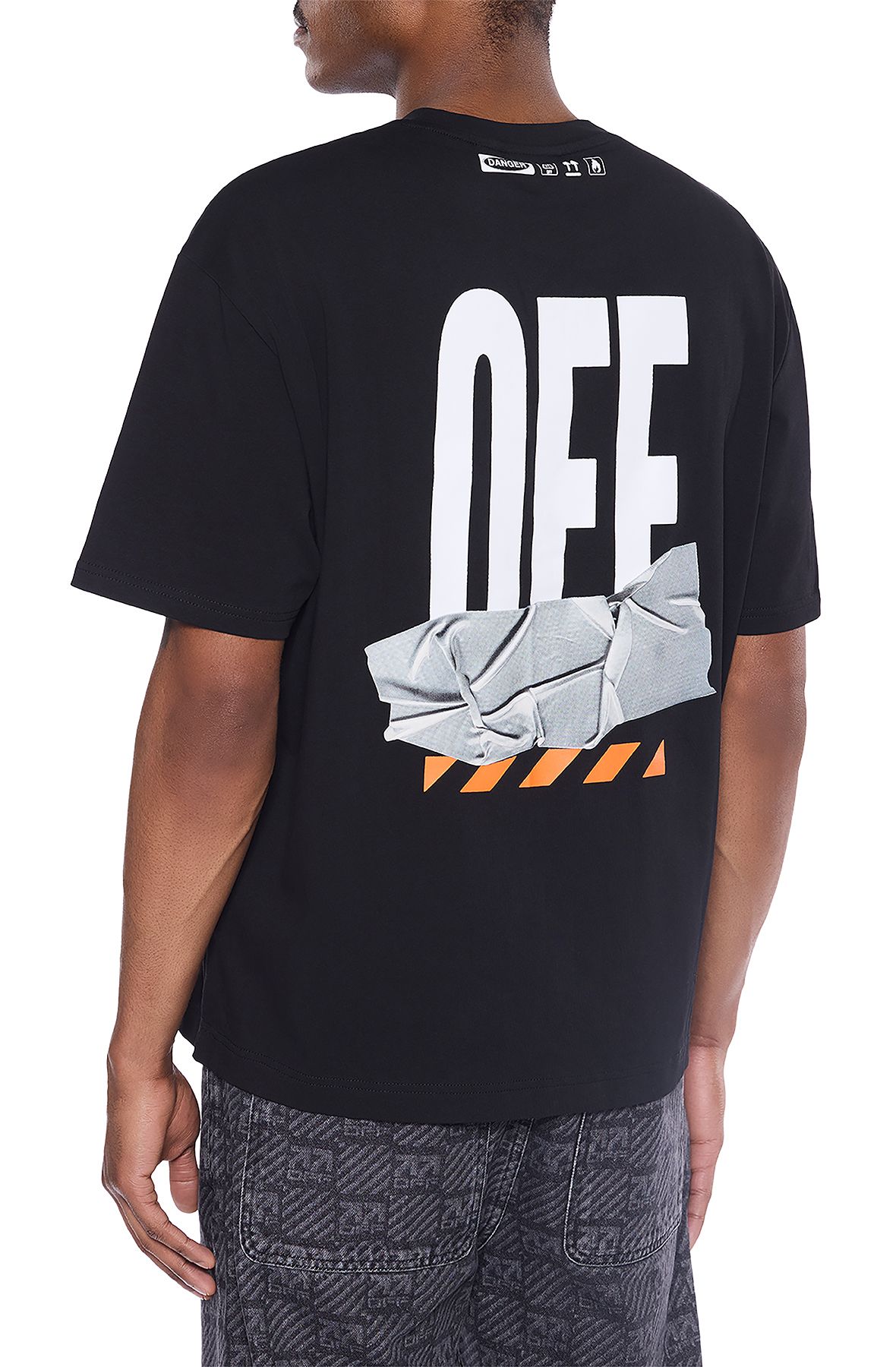 rawlifefactory OLF改　雹衣 LAB CO OFF WHITE Duty T-shirt 44LABF26T082-001 - Shiekh