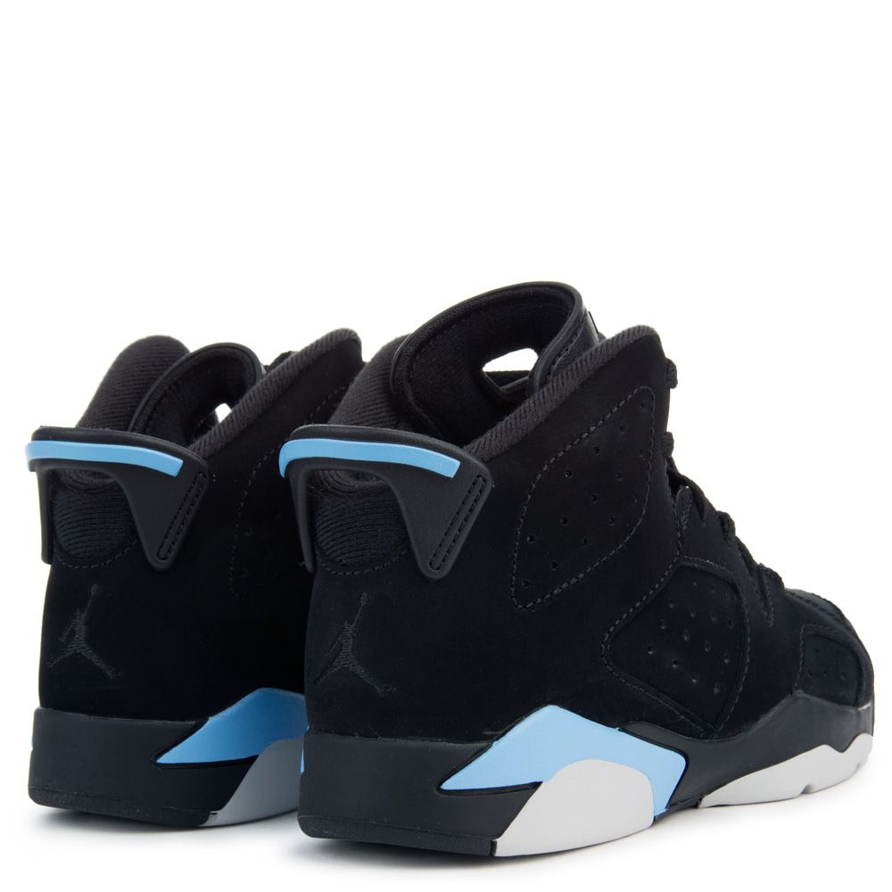 jordan retro 6 black and blue