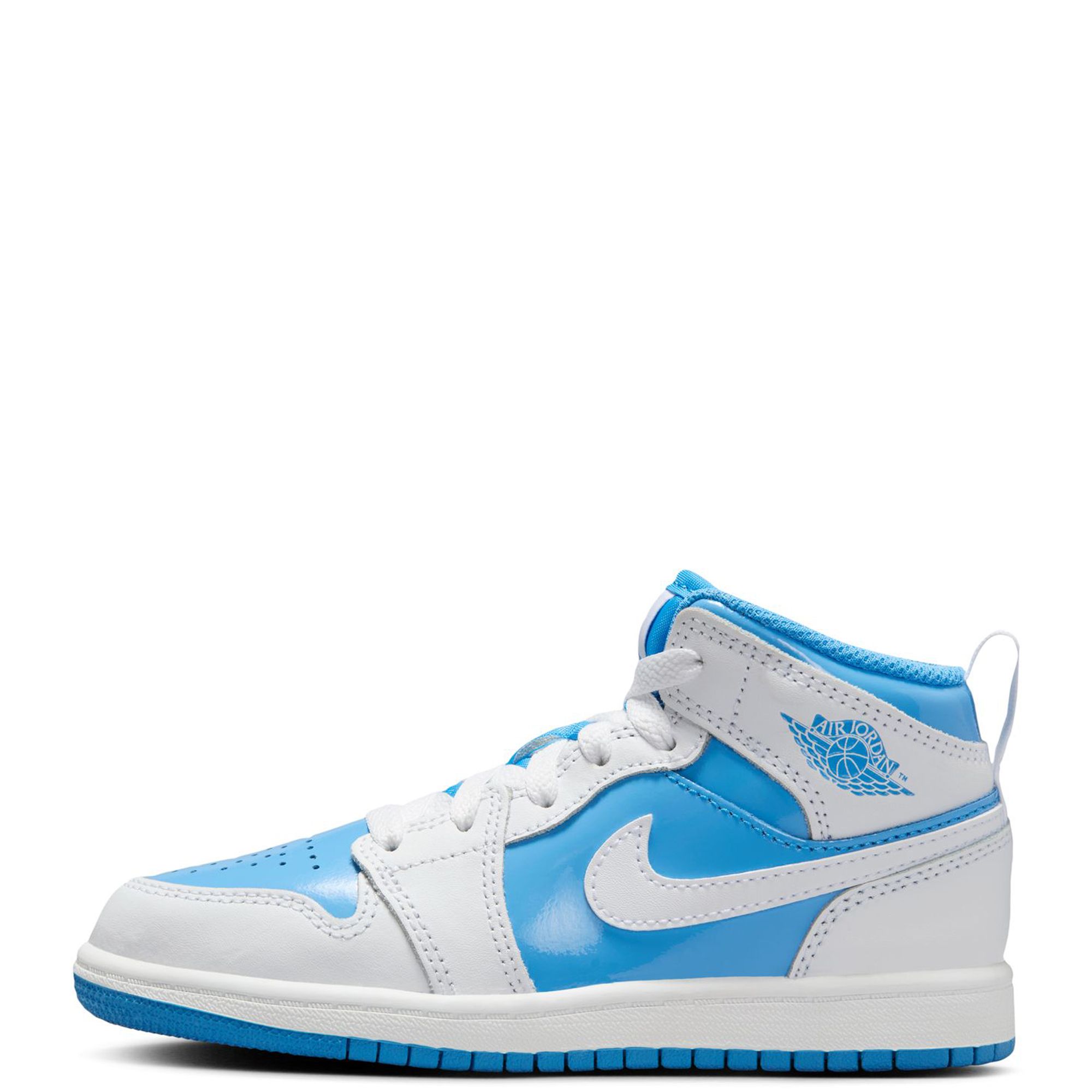 Jordan one white and blue on sale