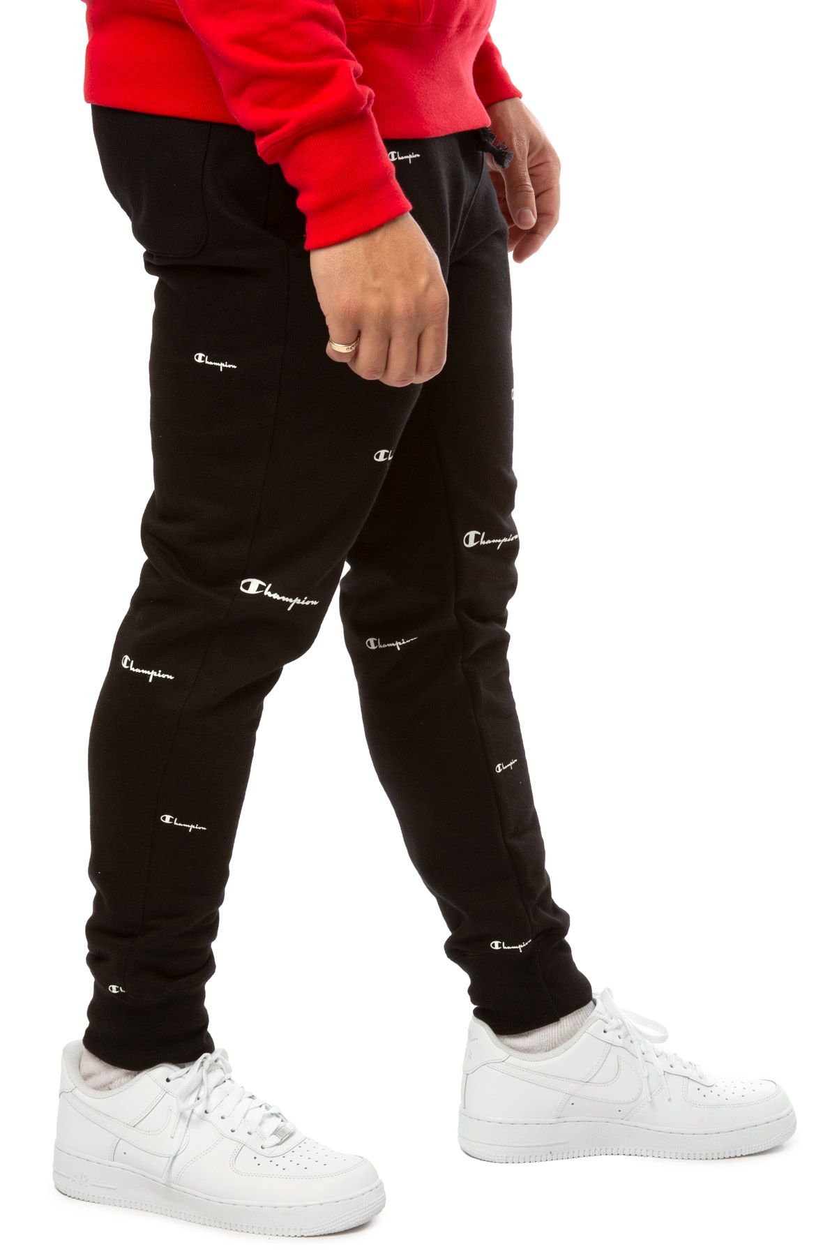 champion reverse weave all over print joggers