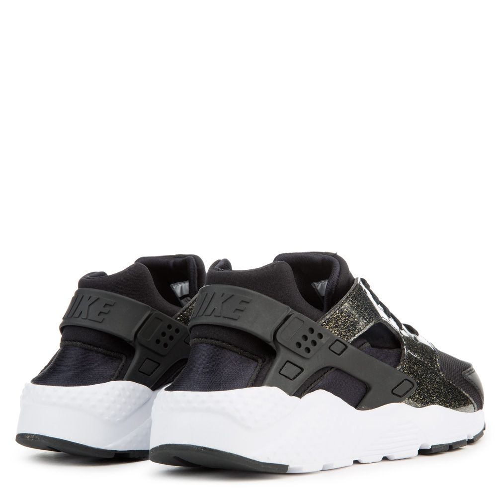 Nike huarache junior outlet black and gold