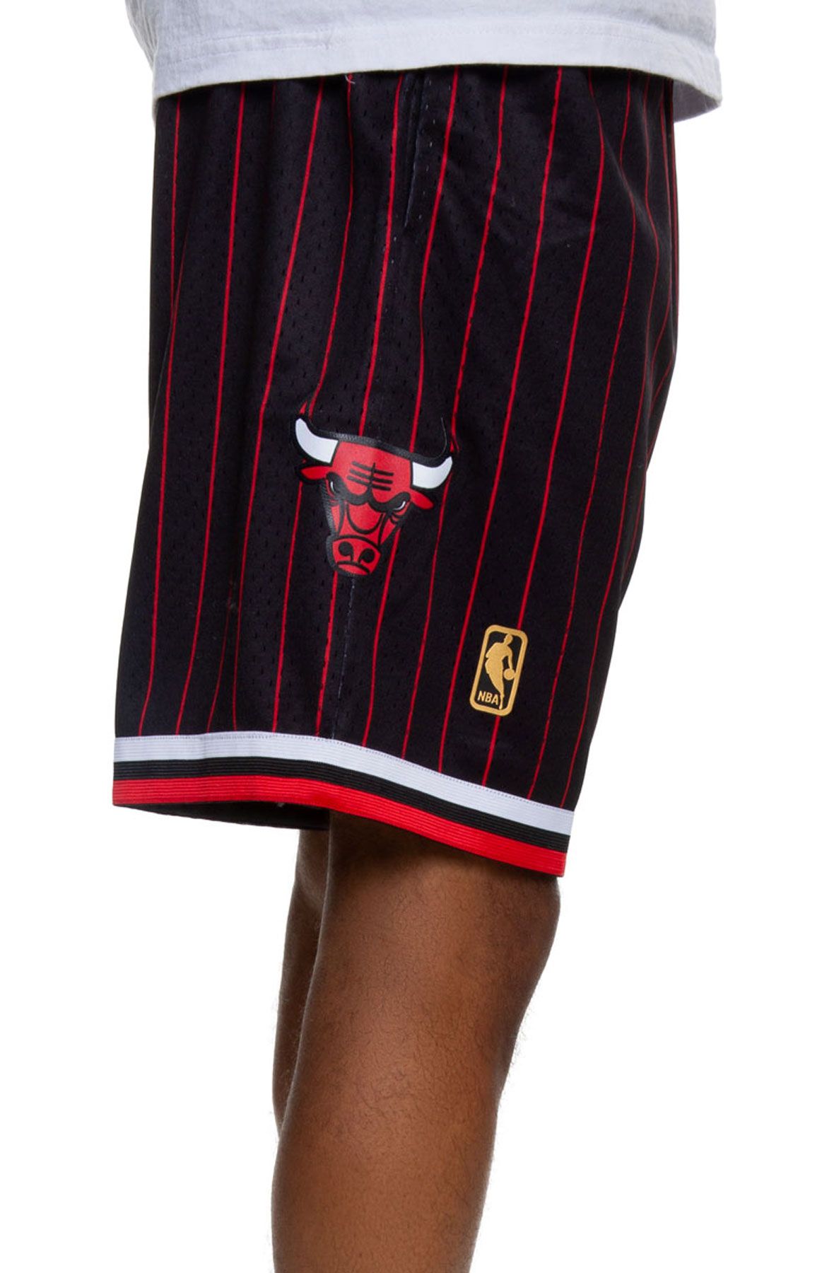 M&N Chicago Bulls Swingman Short 'Black, SMSHAC18022-CBUBLCK96