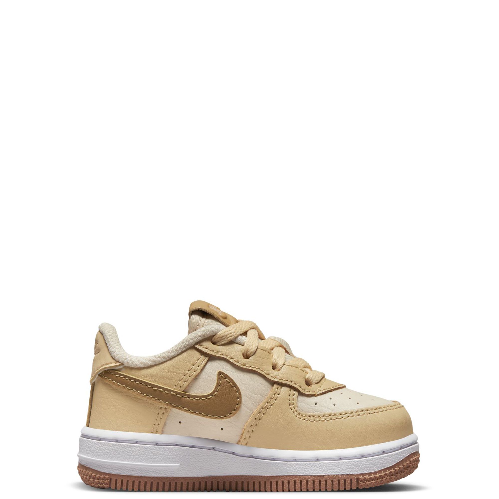 Nike Air Force 1 LV8 1 Pearl White/Ale Brown/Sesame/White Grade School  Boys' Shoe