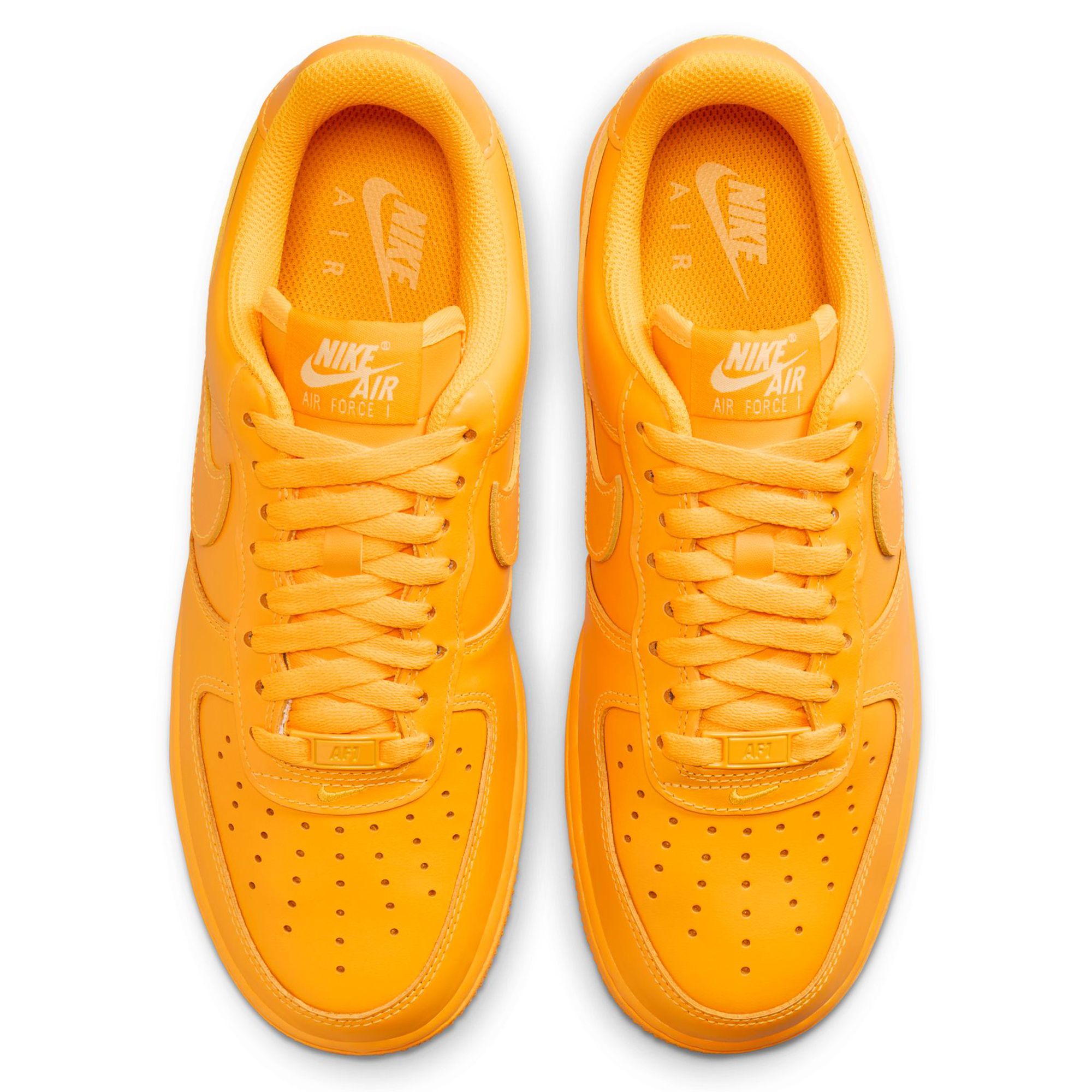 Nike orange shoes air force hotsell