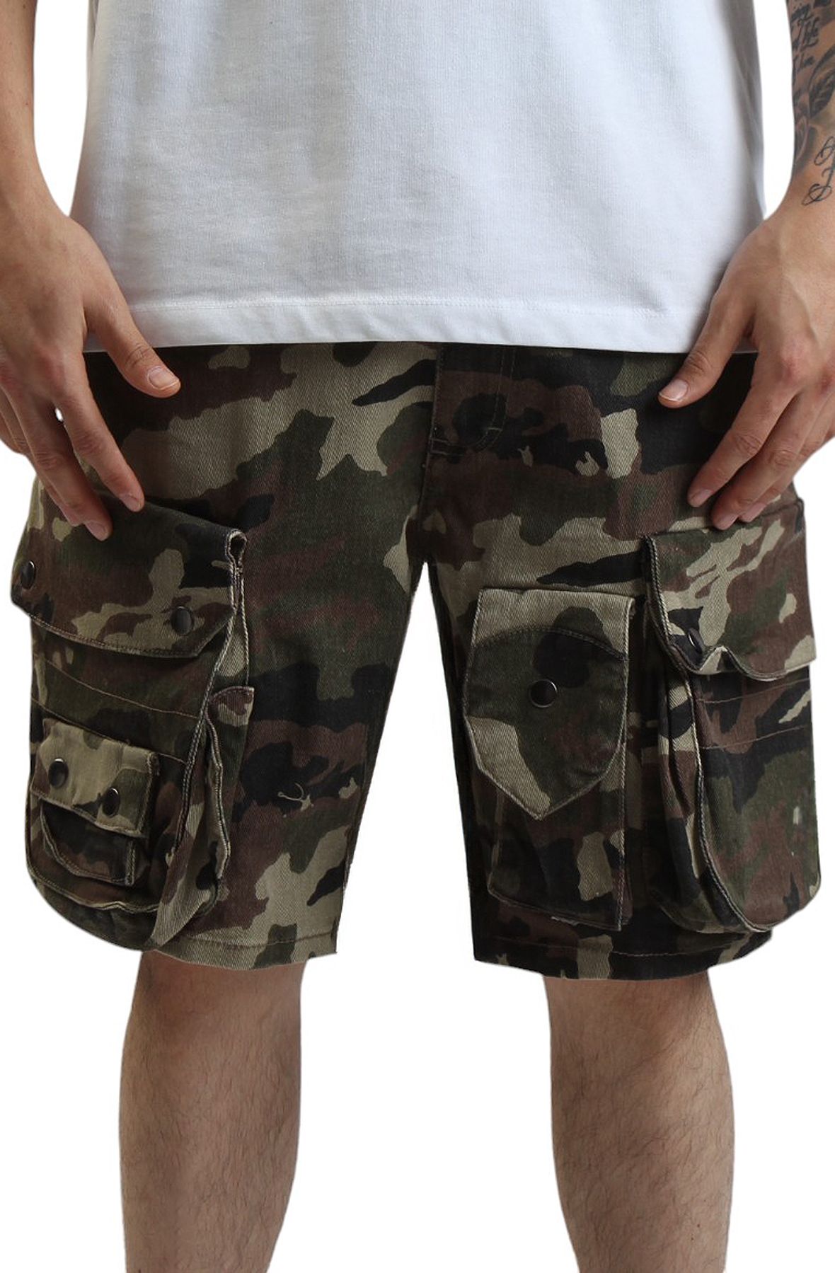 RU WAVE Sentinel Cargo Shorts RUW25023SC-CAMO - Shiekh
