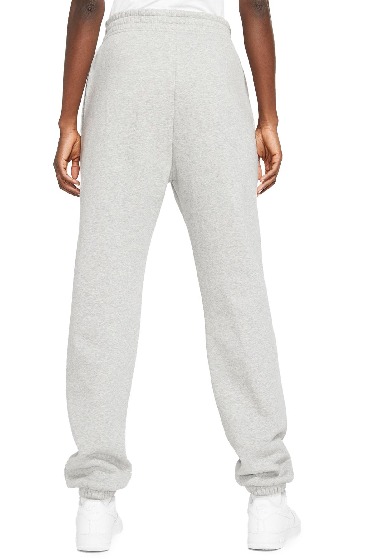 🆕 NIKE Women's Sportswear Essential Fleece BV4095-063 Grey/White (Sz: L)  🔥