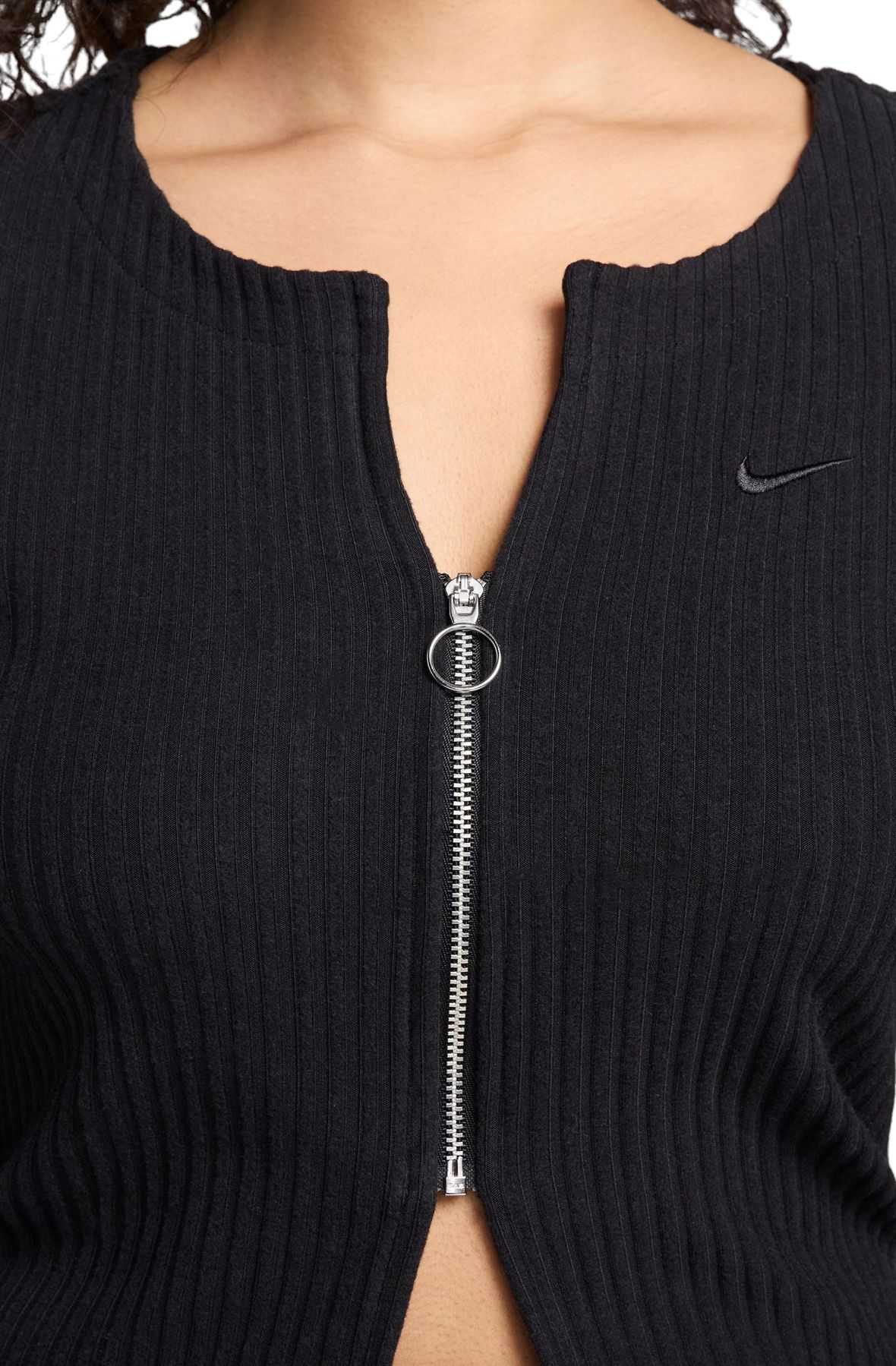 ★人気★ NIKE CHILL KNIT FULL ZIP CARDIGAN Nike Sportswear Chill Rib Women's Slim Full-Zip Cardigan