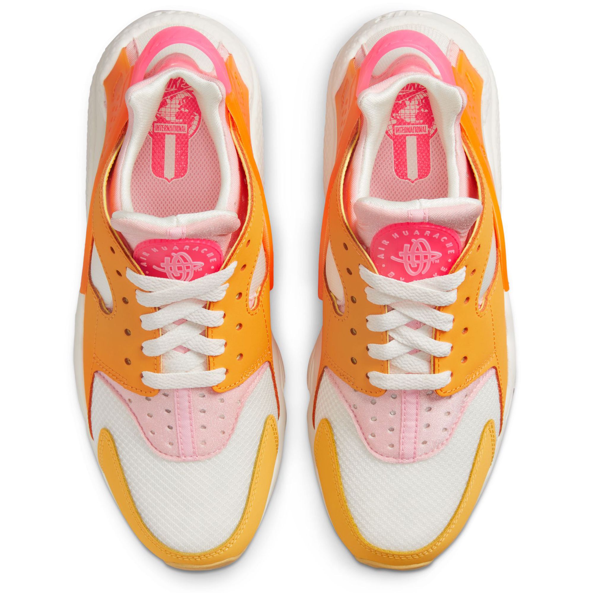 Pink and clearance orange huaraches