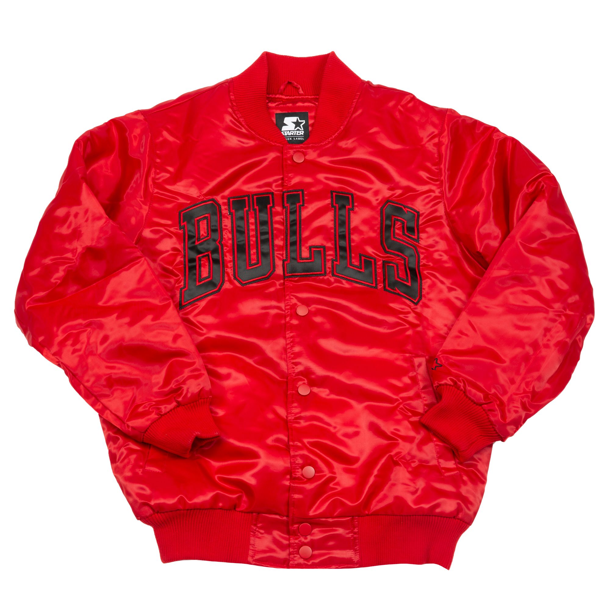 Starter Black Label + UO NBA Chicago Bulls Denim Baseball Shirt