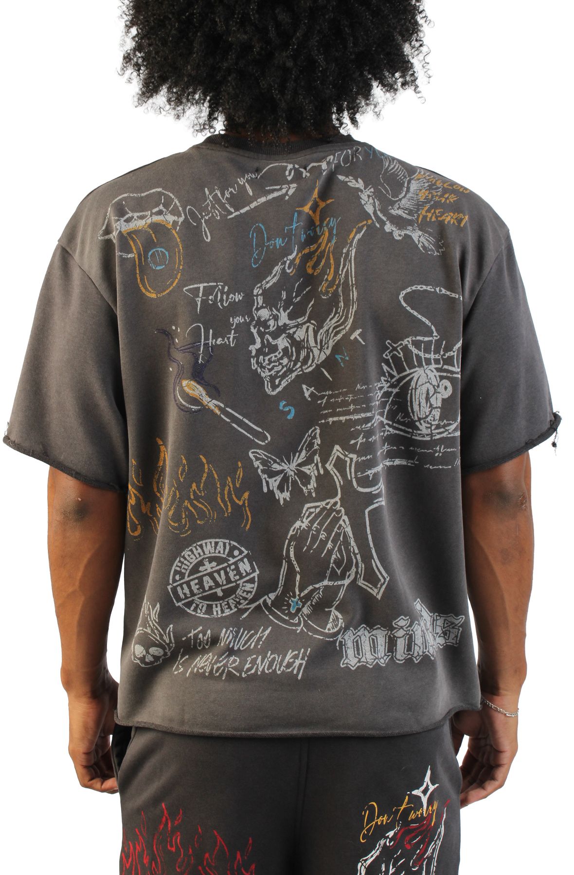 FBRK Santa Maria T-Shirt 610-81128FB-BLK - Shiekh