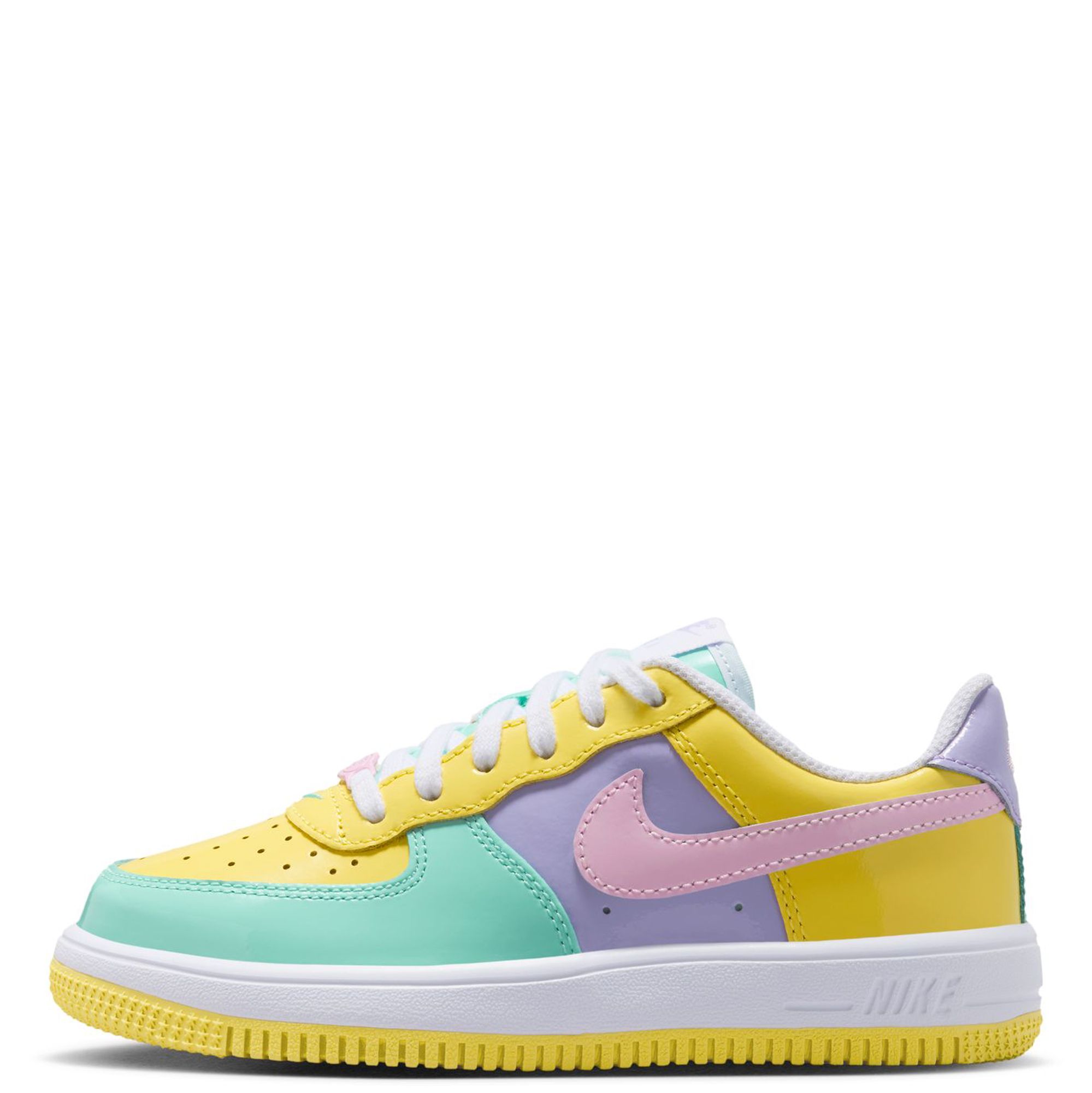 nike yellow pink purple