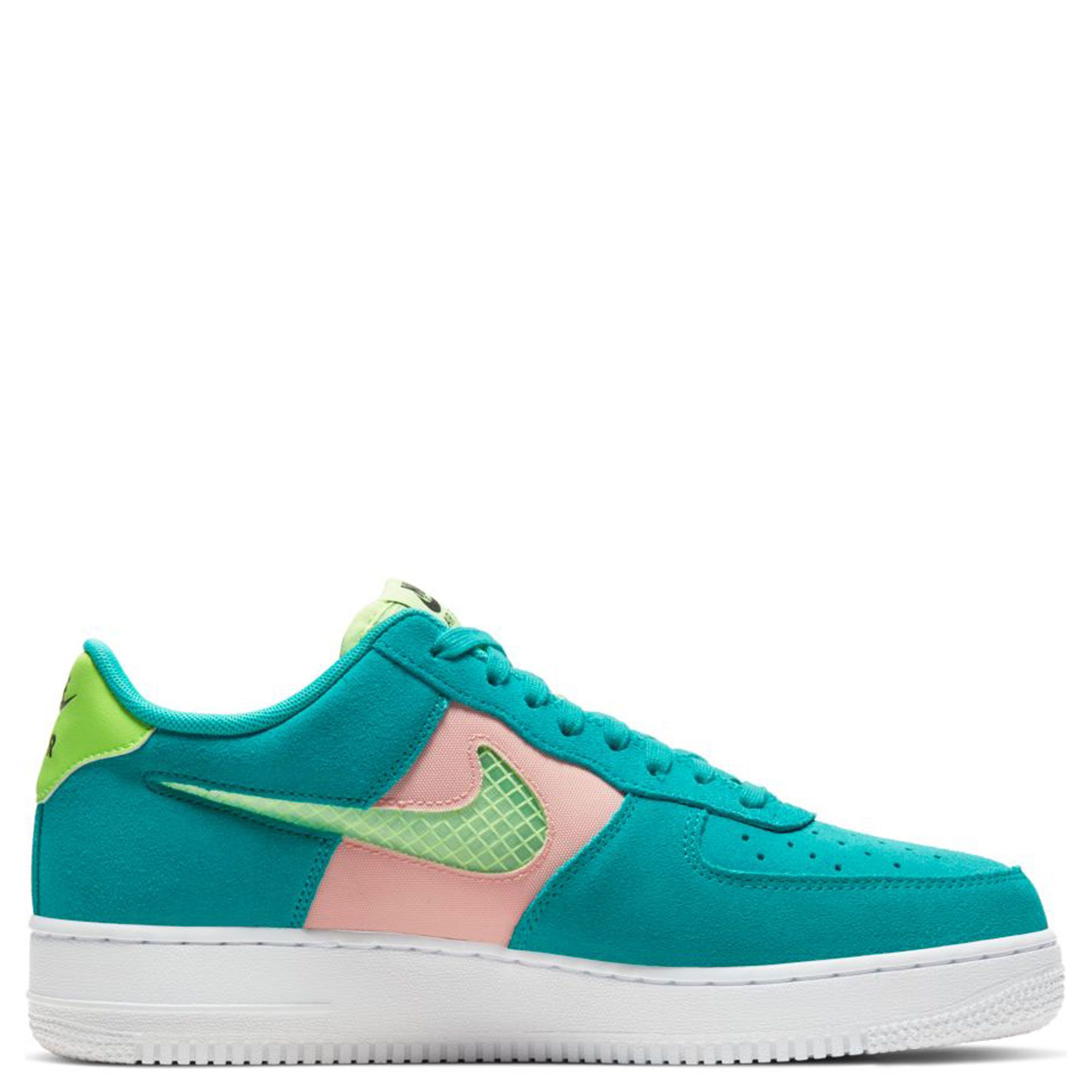Nike Air Force 1 LV8 GS Oracle Aqua/Ghost Green-Washed Coral