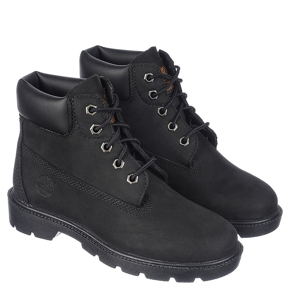 youth black timberland boots