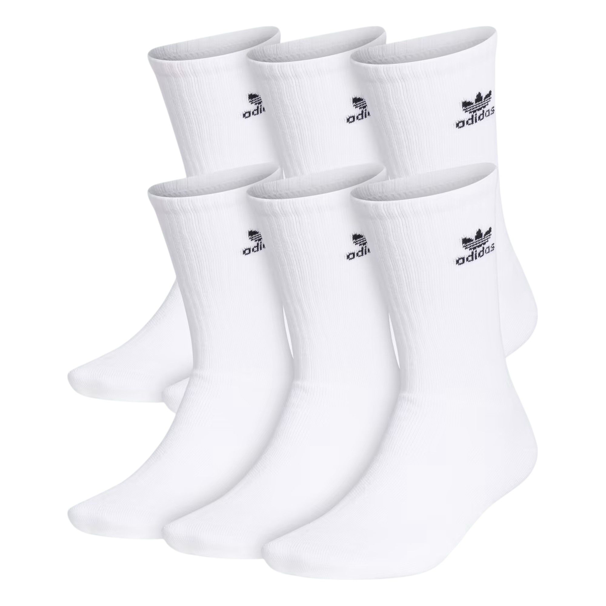 ADIDAS Trefoil Crew Socks 6 Pairs CI9853 - Shiekh