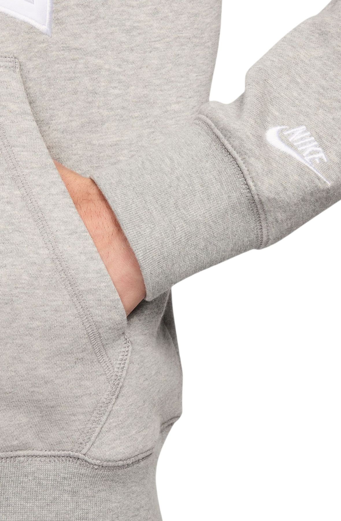 NIKE Club Fleece Long-Sleeve Fleece Polo FN3112 063 - Shiekh