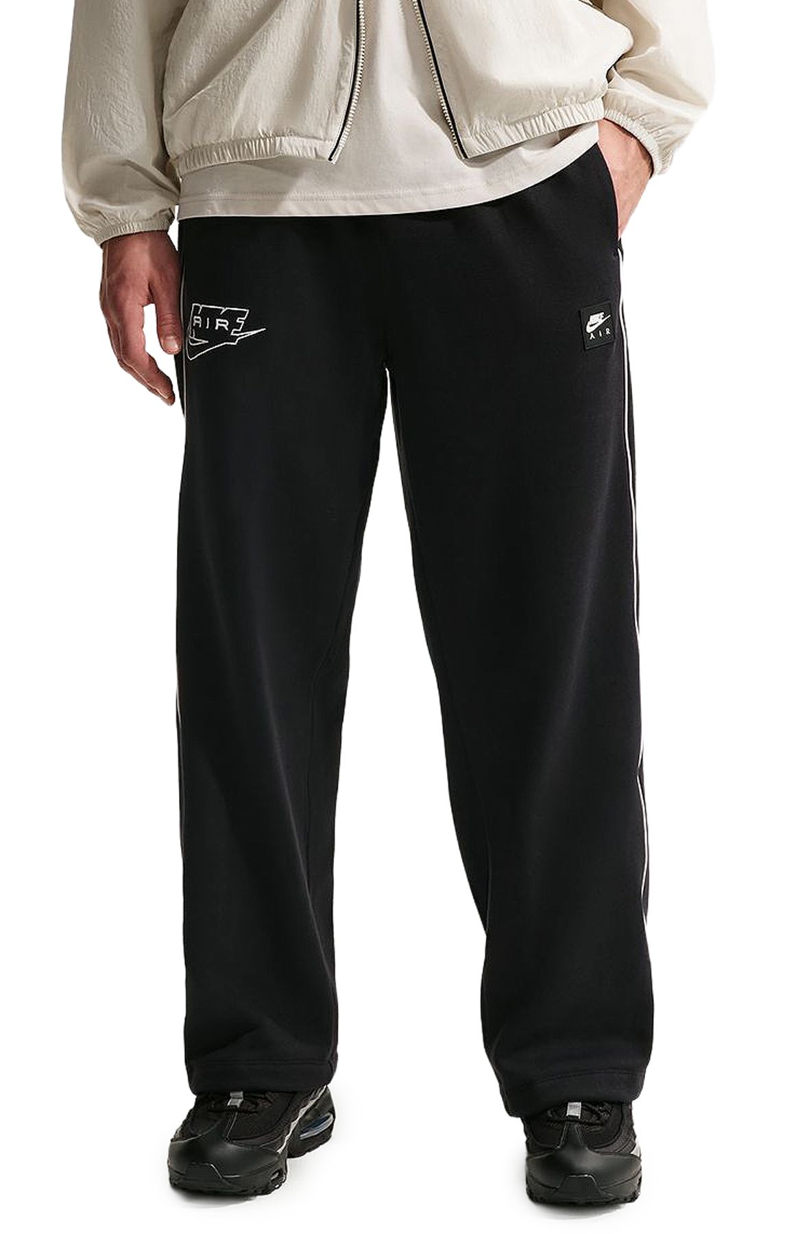 アイムメン エアー　AKIHAPLEATSパンツ NIKE Air Open-Hem Fleece Pants IF1284 010 - Shiekh