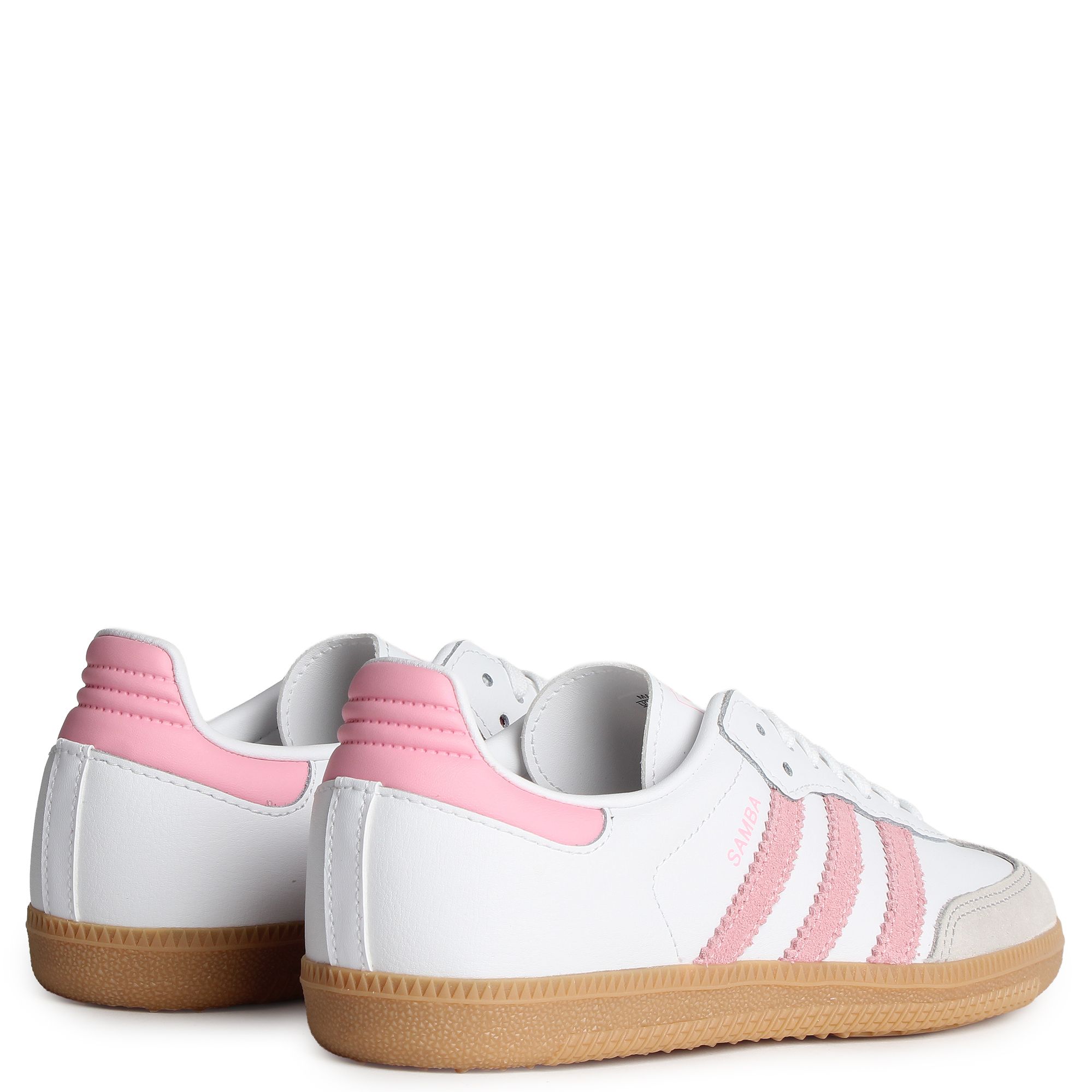 adidas gazelle silver green womens ADIDAS ORIGINALS Samba OG White and Pink Sneakers for Girls – Pavidas main image 1