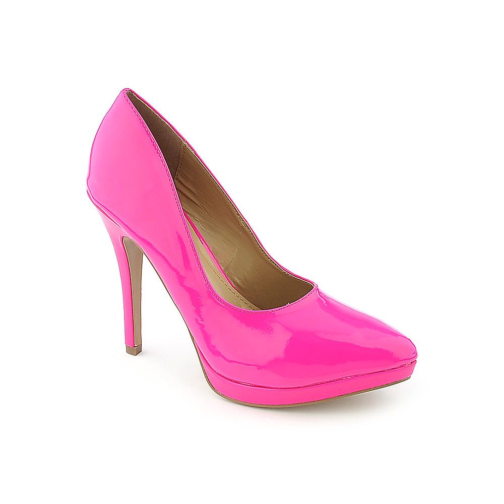 fuchsia pump heels