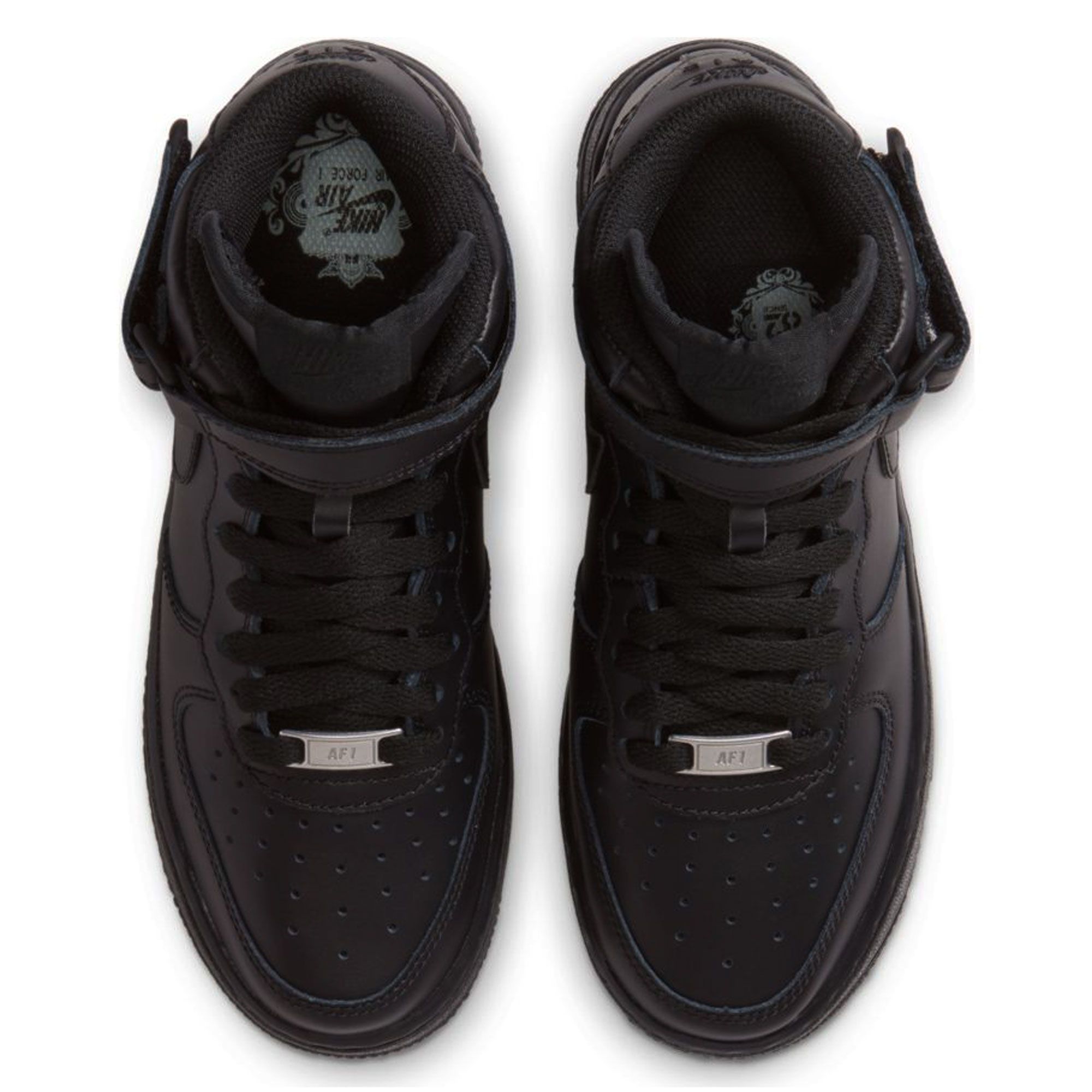 NIKE ナイキエアフォースワンミッド オールブラック 314195-004 NIKE ナイキ エアフォース 1 ミッド レディース AIR FORCE MID