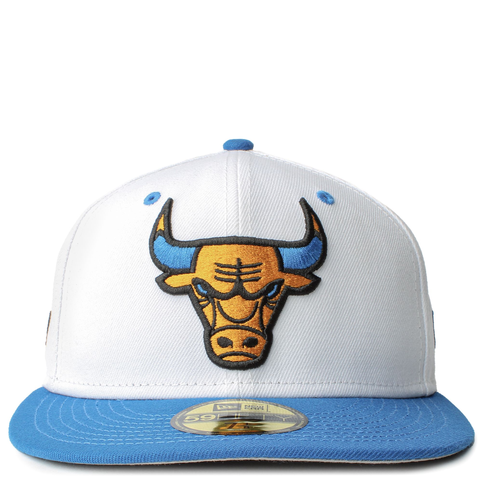 New Era Caps Chicago Bulls 59FIFTY Fitted Hat White/Blue