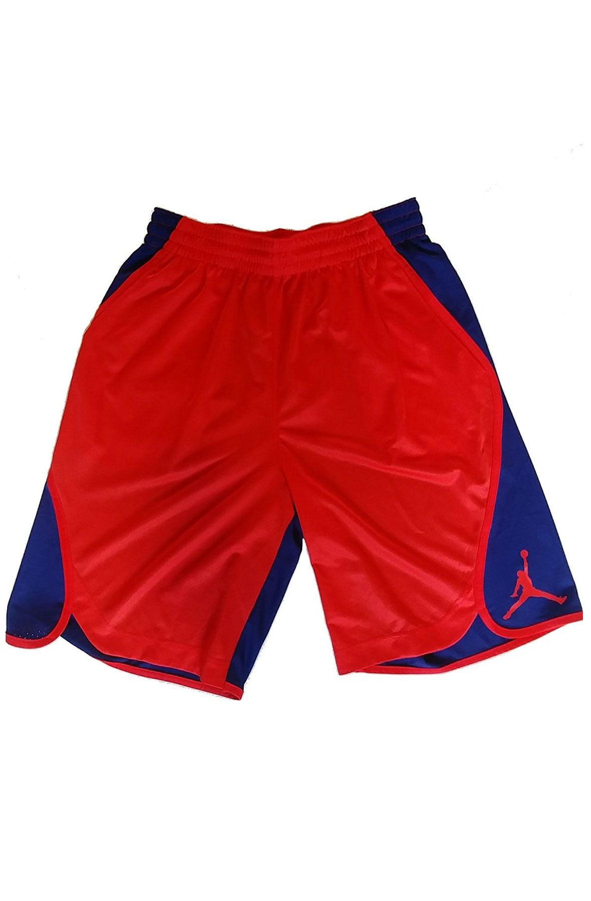 red and blue jordan shorts