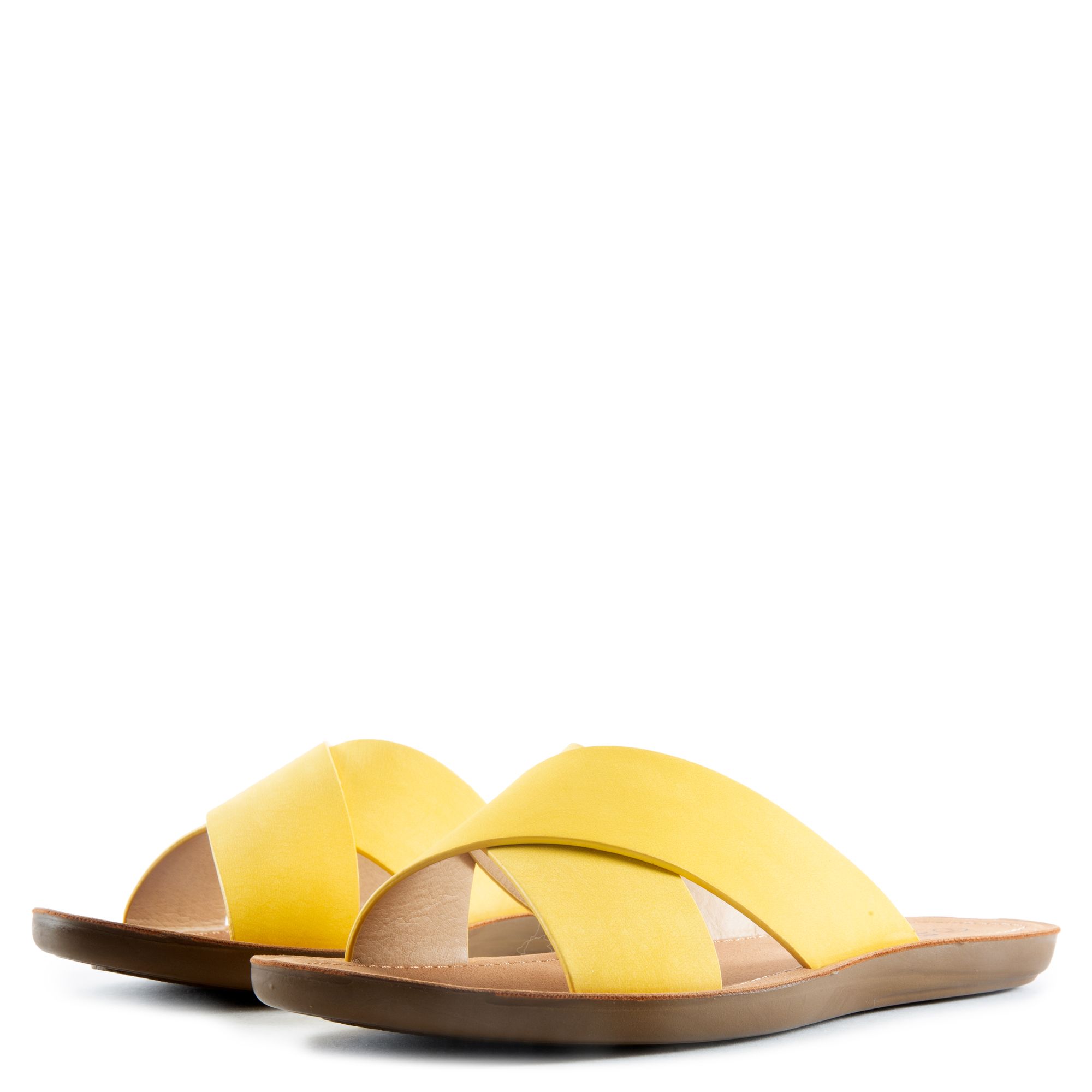 FORTUNE DYNAMICS TypeS Criss Cross Band Sandals FD TYPESLEMON NB Shiekh