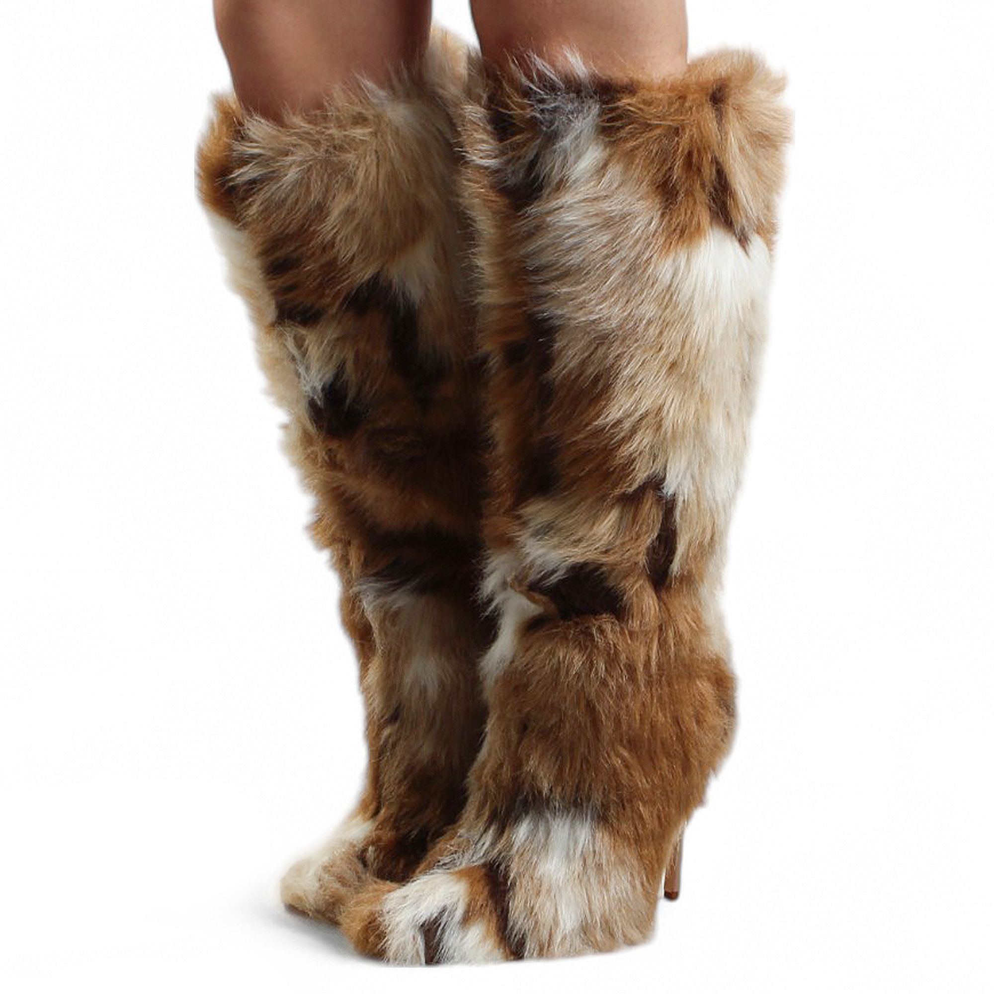 DOUBTFUL AS DOUBLE スタジャン MELLOW-DENIM WESTERN BOOT | AZALEA WANG