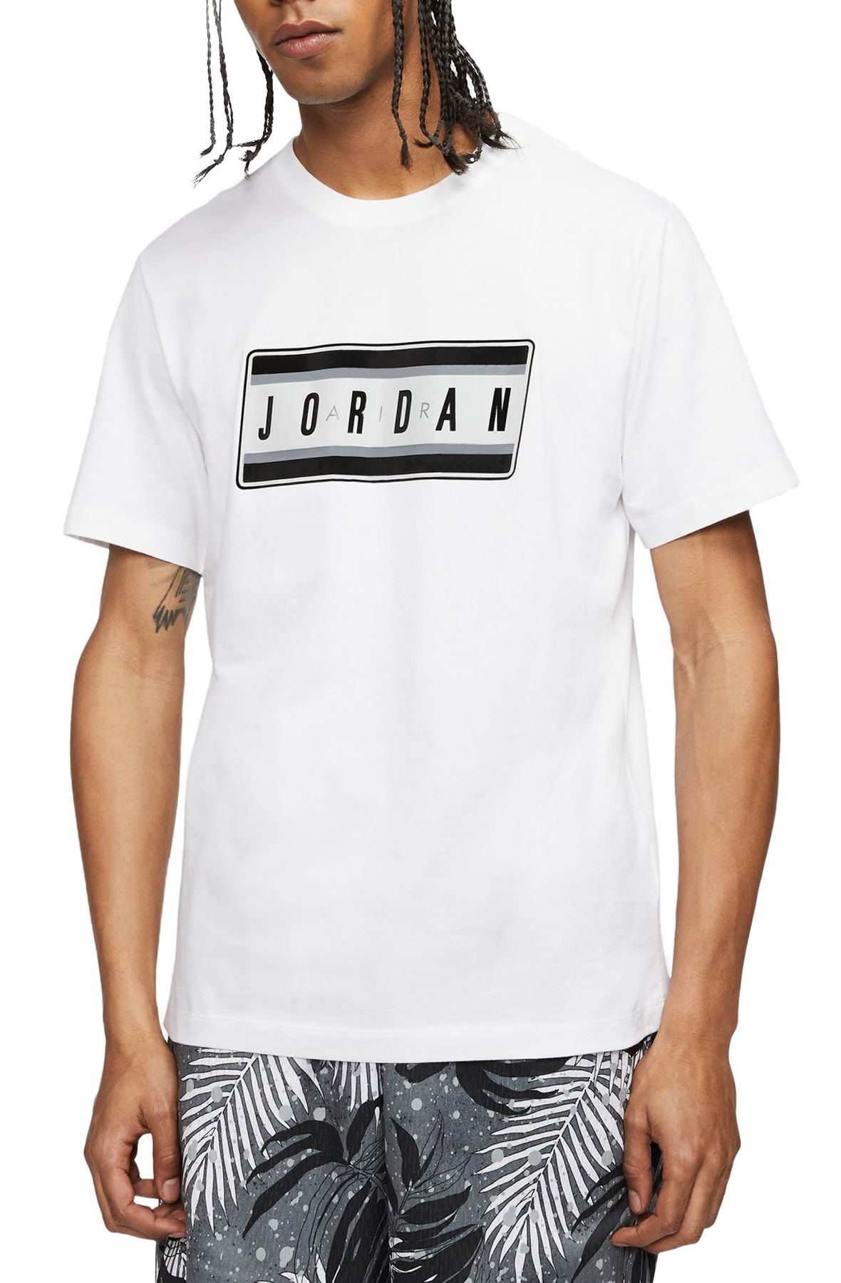 JORDAN Sticker Short Sleeve Tee CJ6246 100 - Shiekh