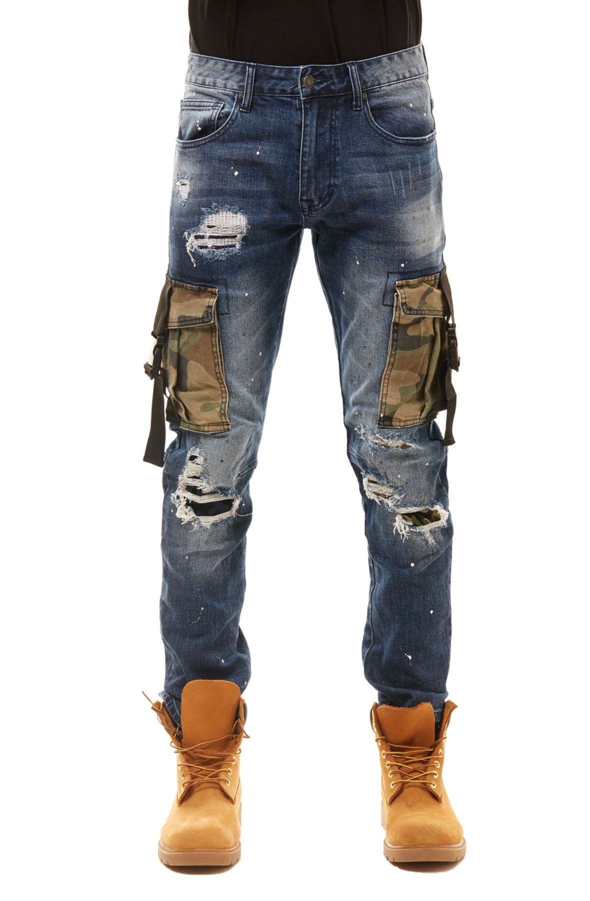 camo cargo jeans womens