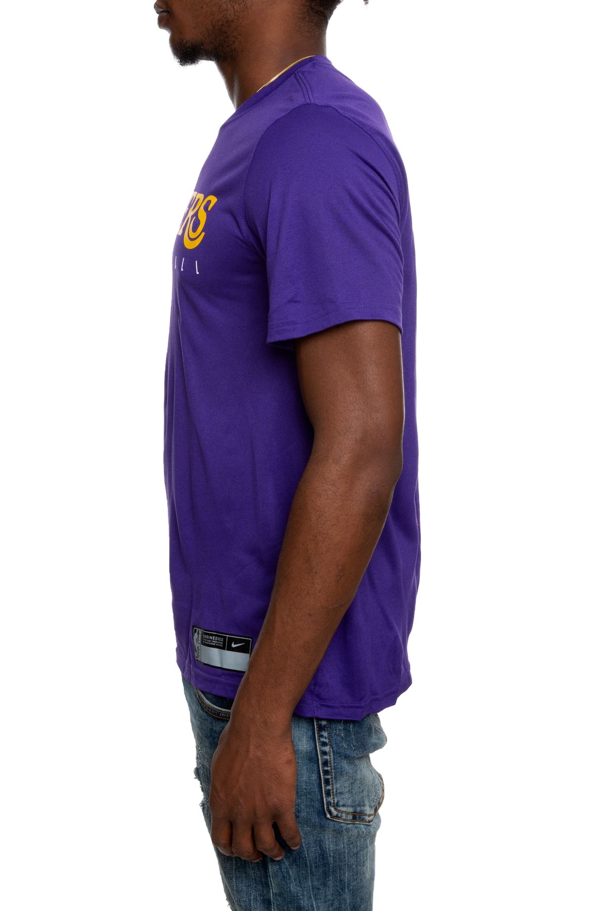 Nike Los Angeles Lakers NBA PRACTICE TEE Purple - COURT PURPLE