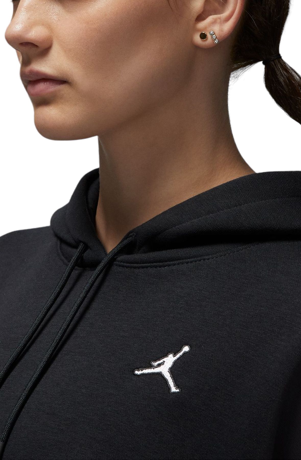 WOMEN'S JORDAN BROOKLYN HOODIE [DQ4458 - Air Jordan 11 Bred Black