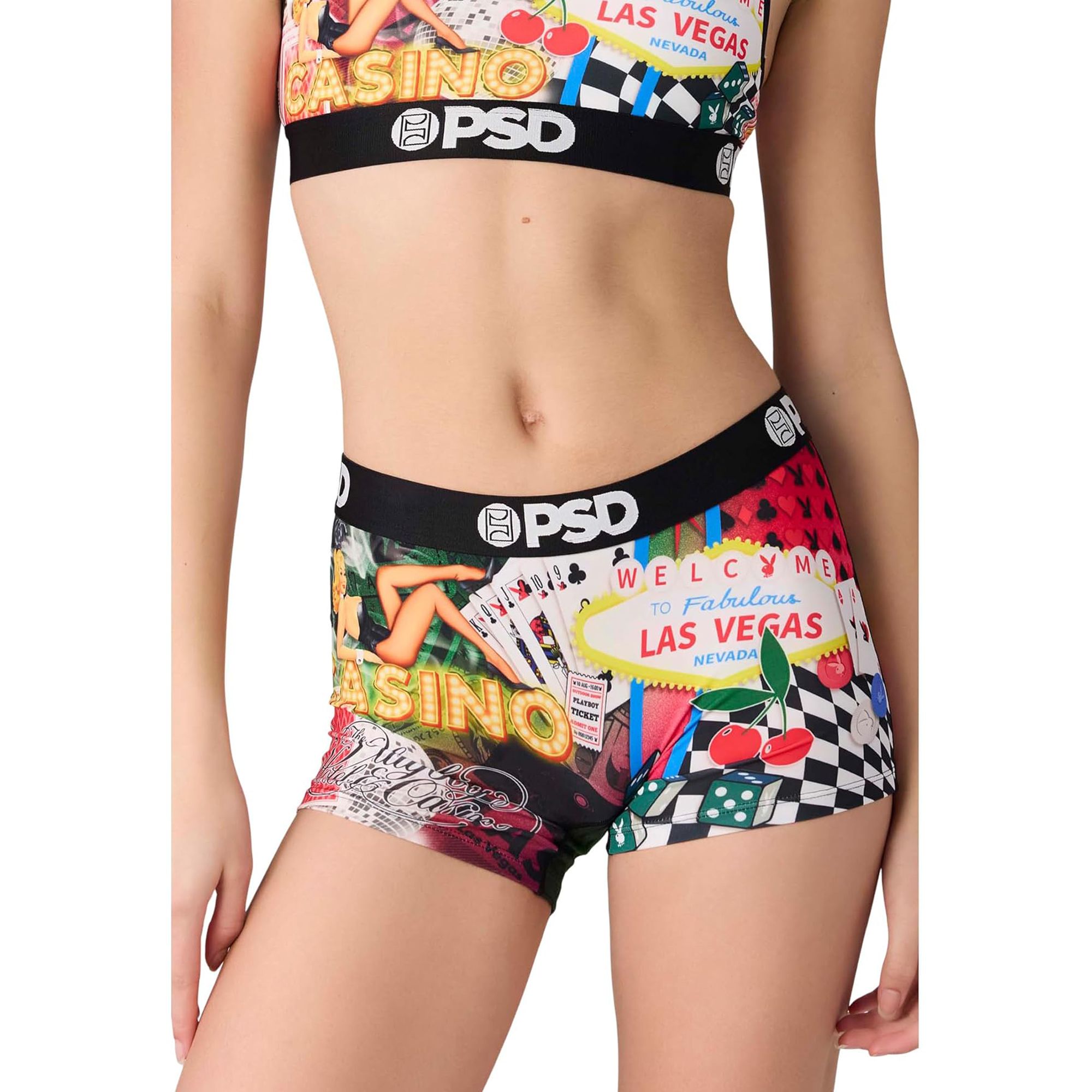 PSD Playboy Gamble Boyshorts 225480097 - Shiekh