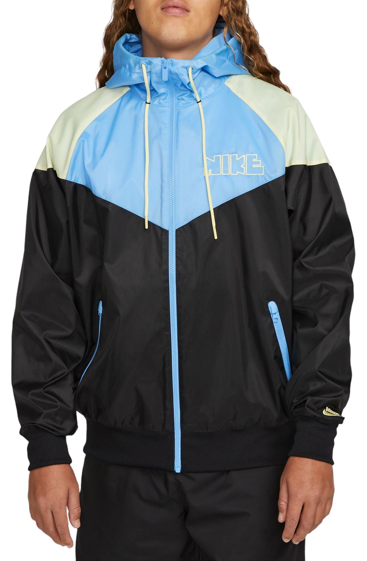 Nike Essentials Windrunner Men's Tennis Jacket - Black/Khaki