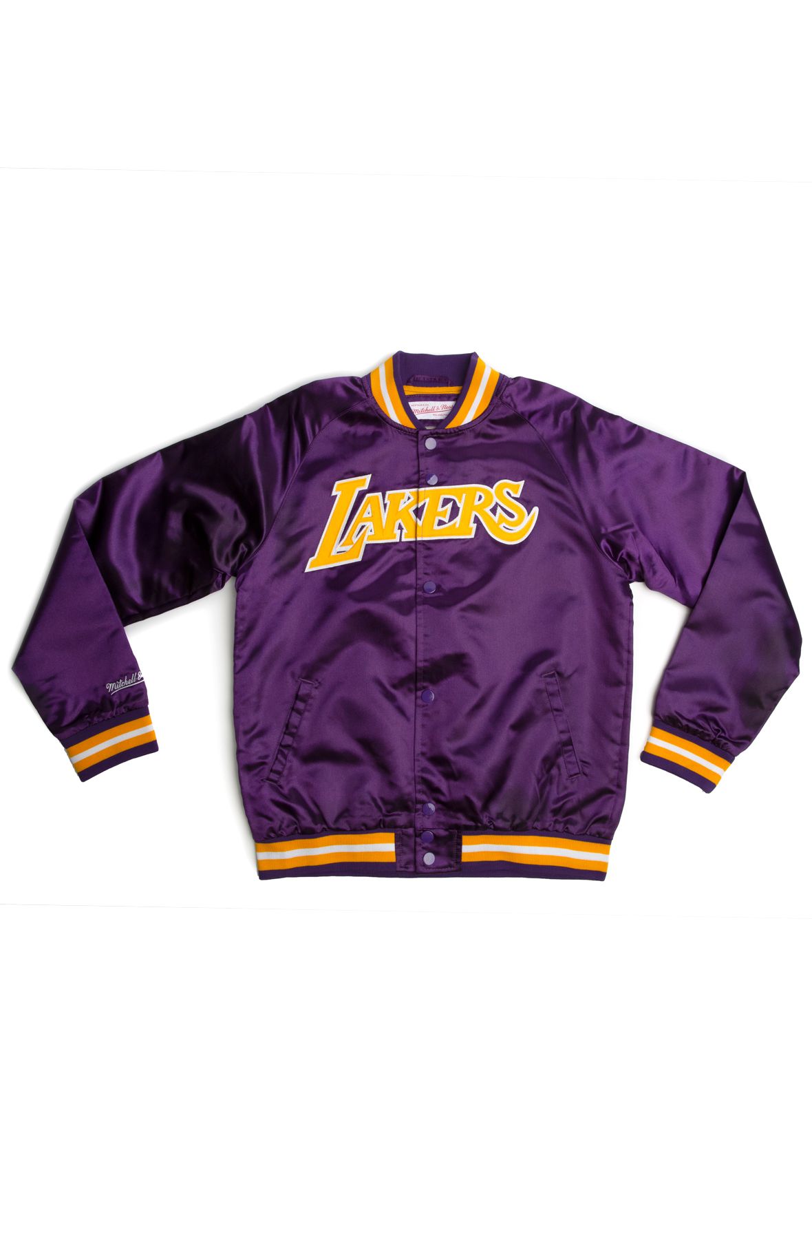 Mitchell & Ness Lightweight Satin Jacket Los Angeles Lakers Purple 
