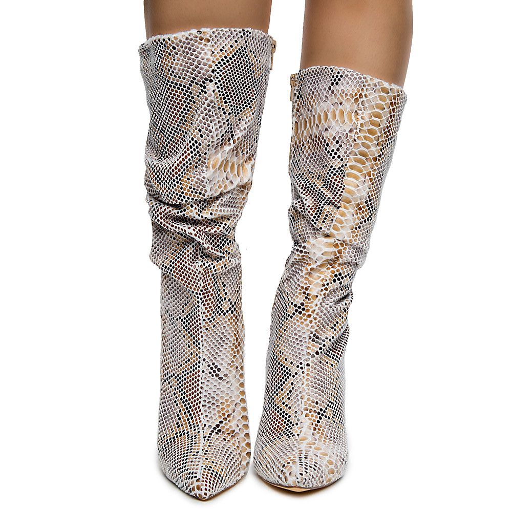 wide half calf boots