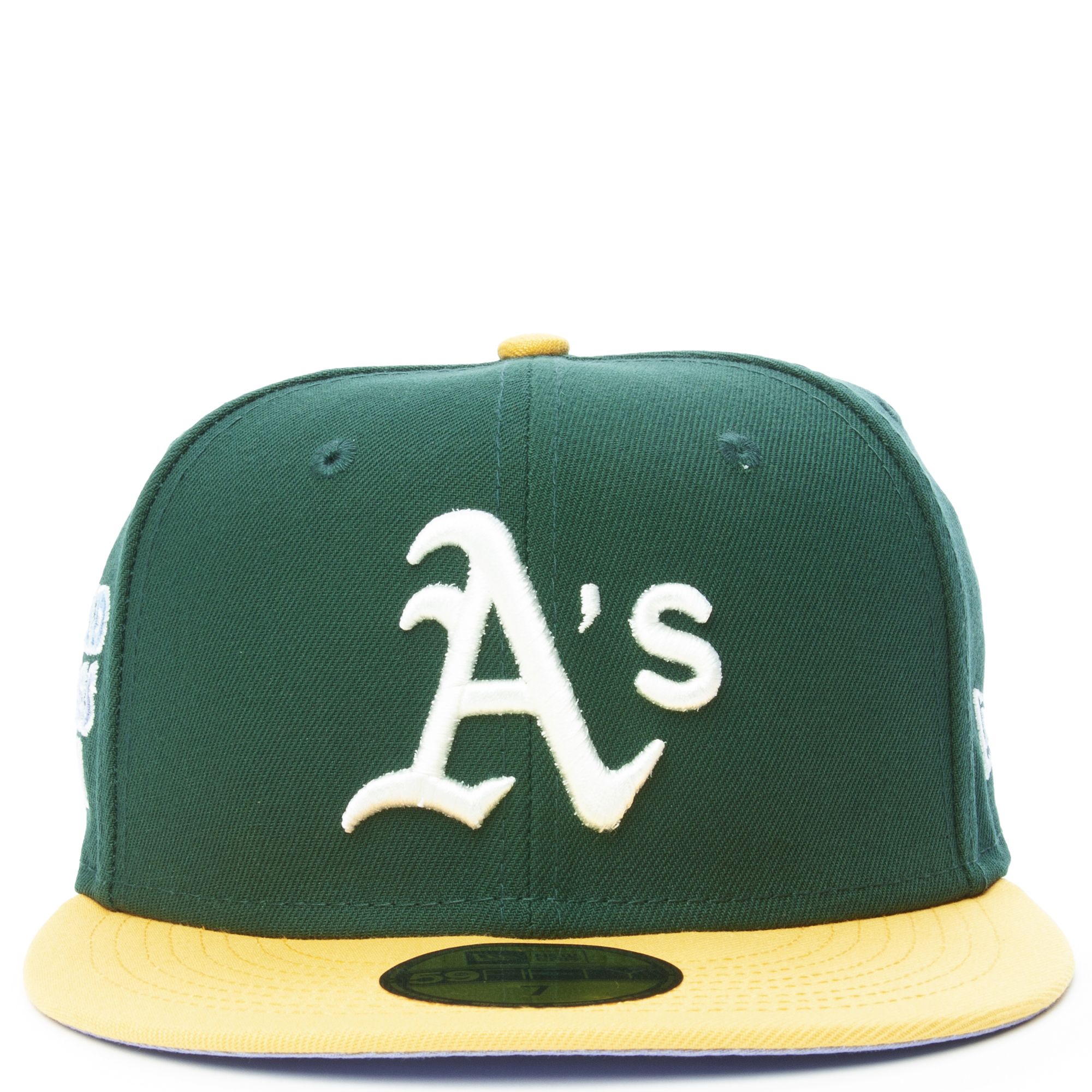 Oakland Athletics New Era Pastel Undervisor 59FIFTY Fitted Hat - Black