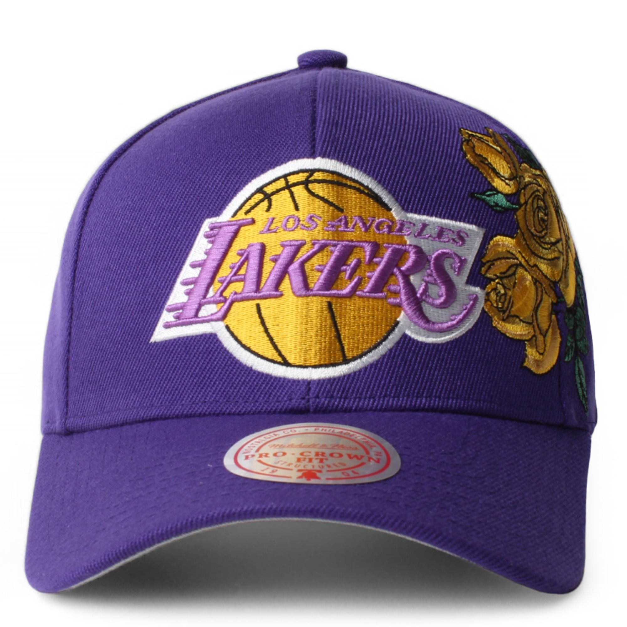 MITCHELL AND NESS NBA SECONDARY ROSES PRO LAKERS SNAPBACK