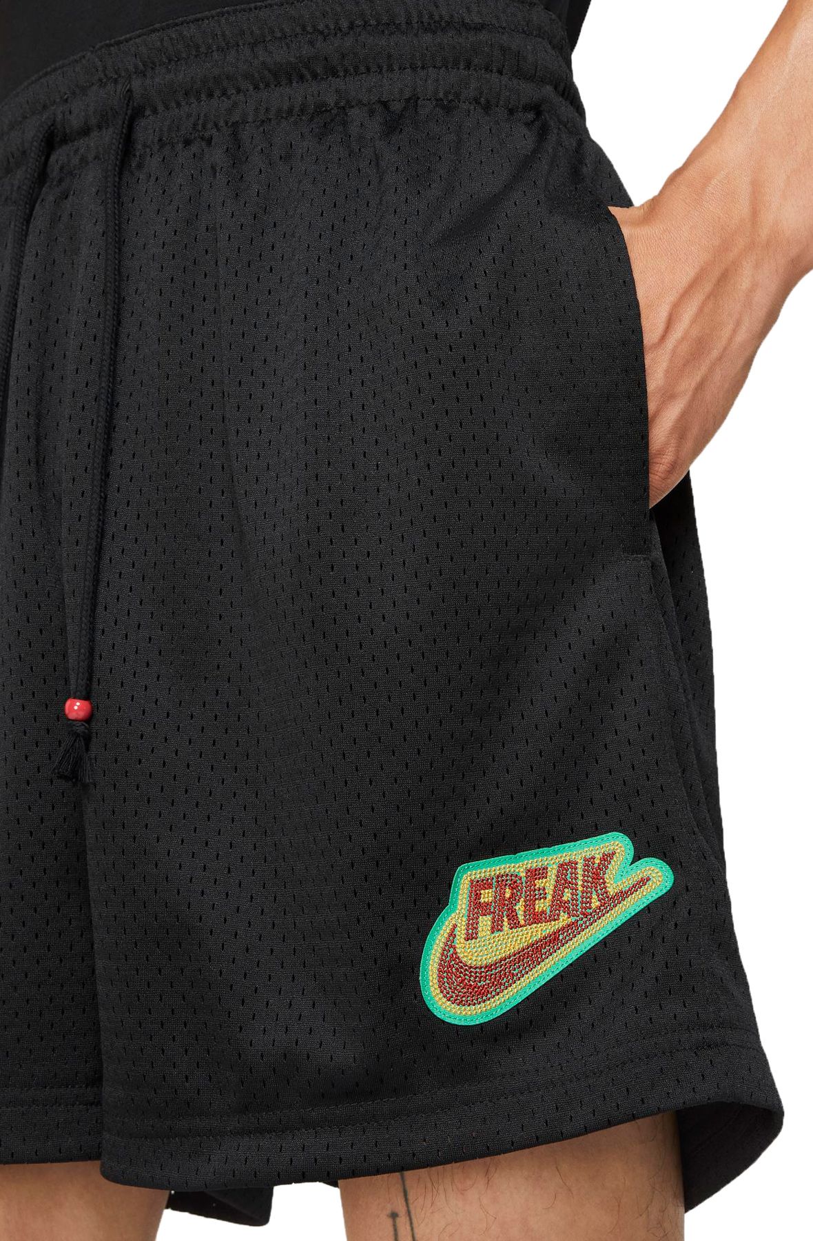 Nike Mens Giannis Freak Mesh Basketball Shorts (Black)