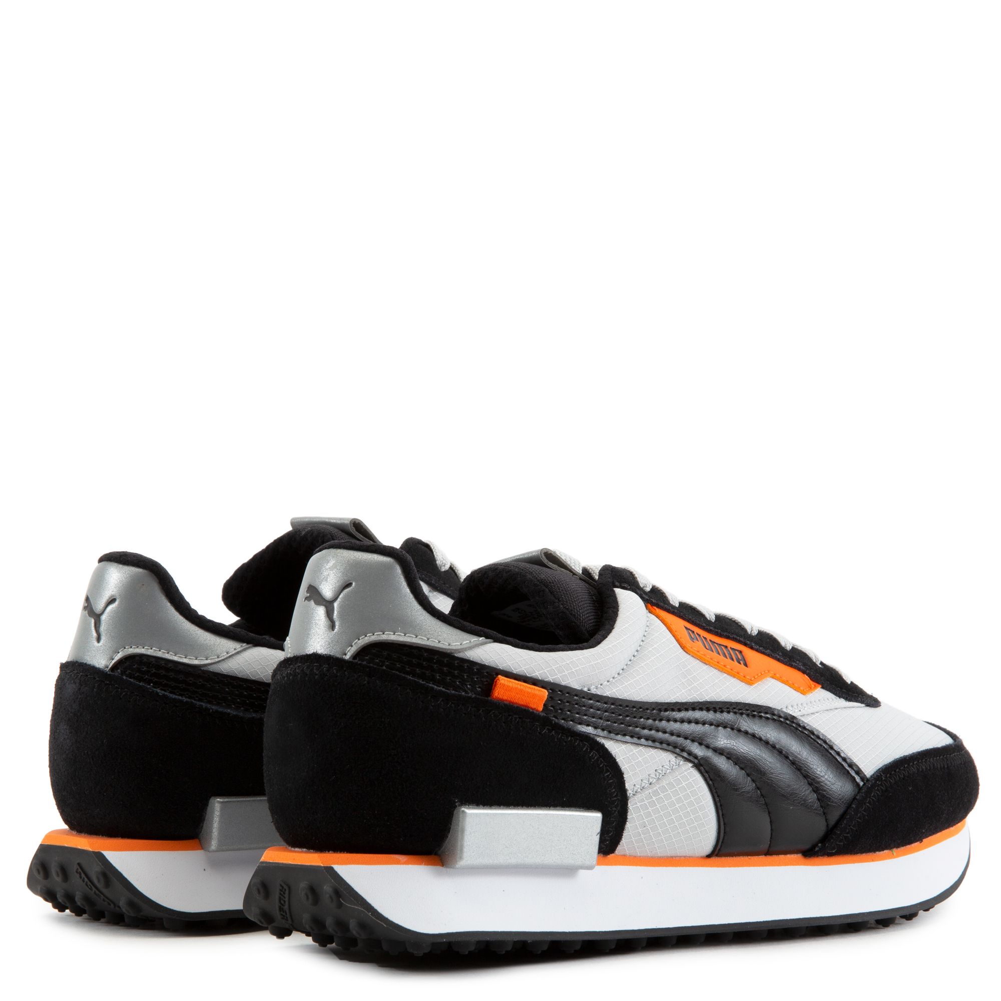 puma future rider black orange grey