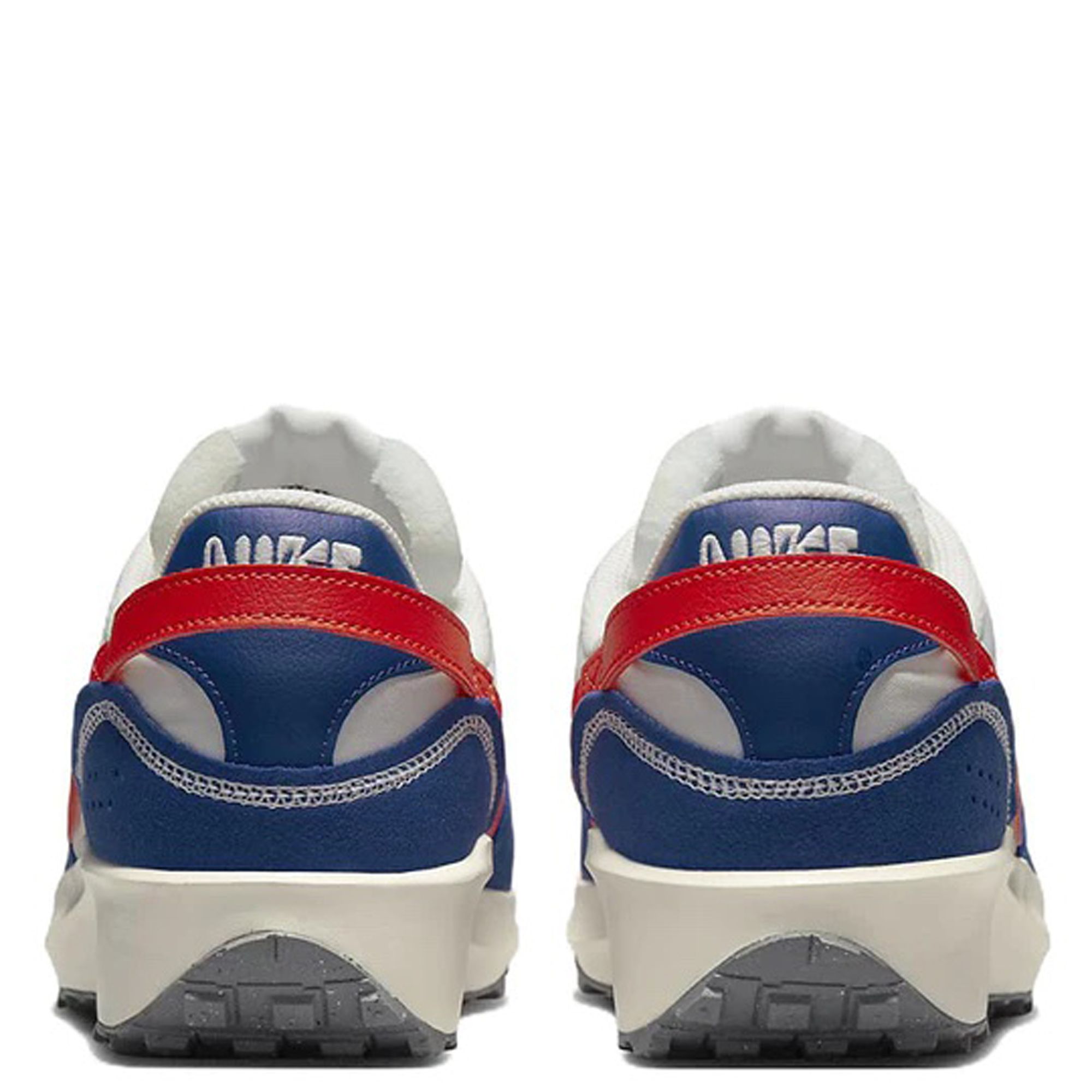 nike waffle blue red