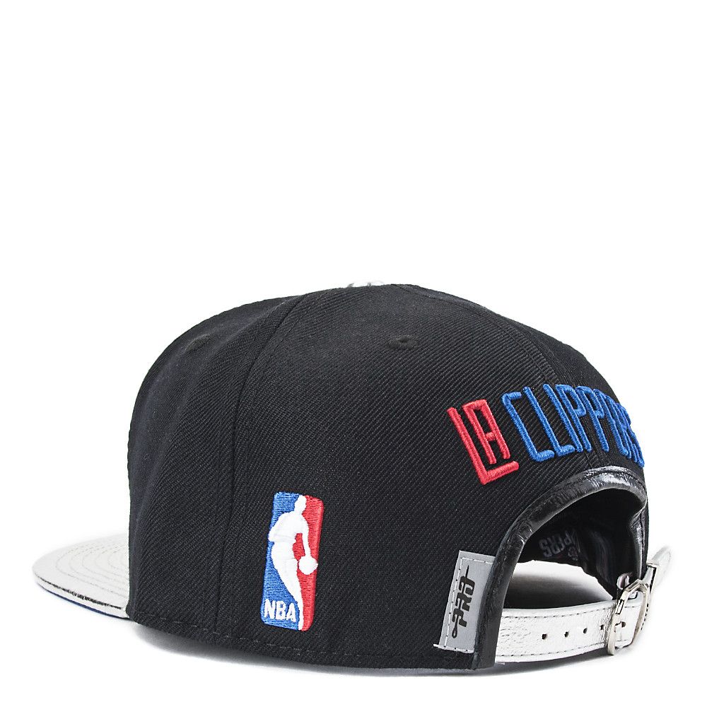 LOS ANGELES CLIPPERS CLASSIC LOGO SNAPBACK HAT (BLACK) – Pro Standard