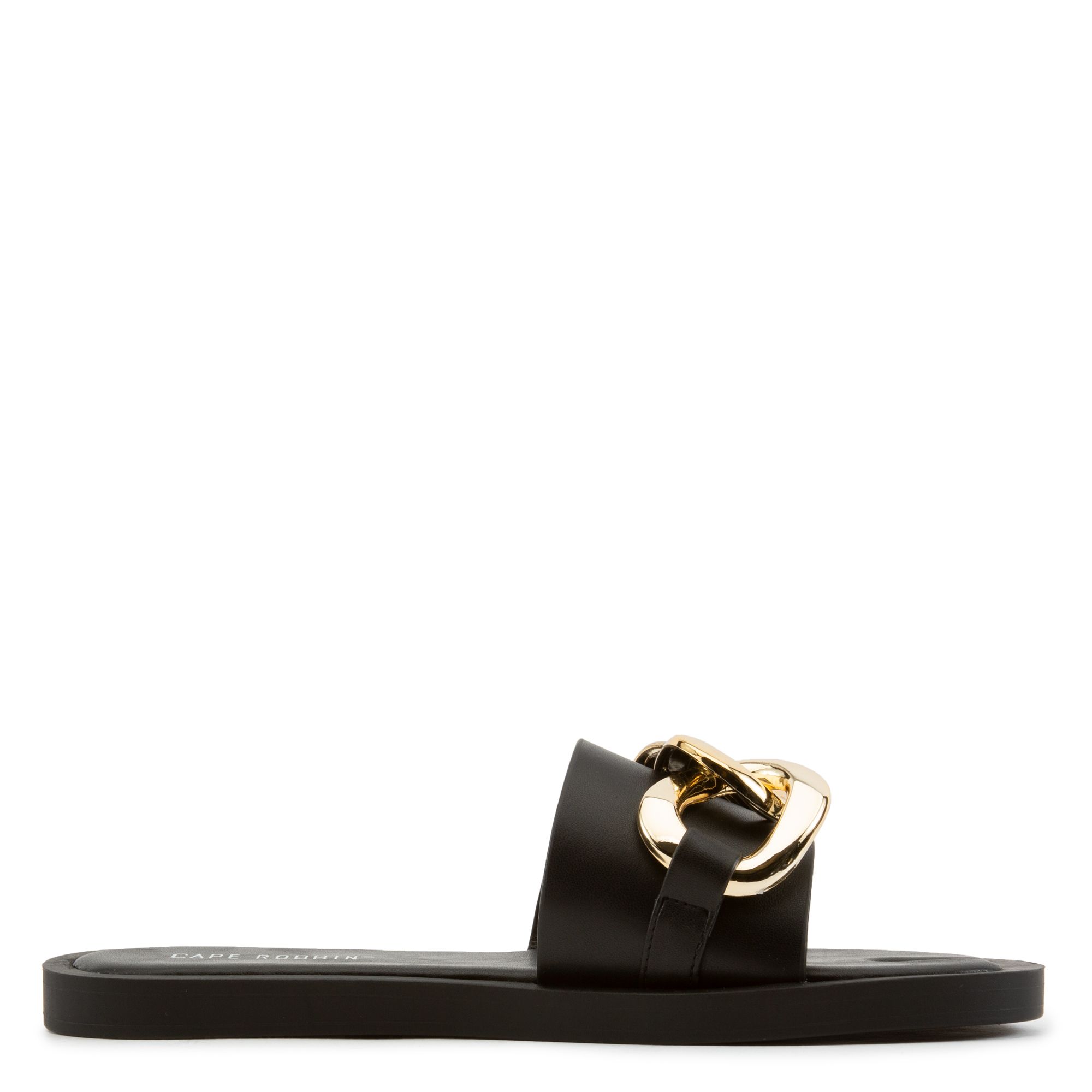 CAPE ROBBIN Dana Slides DANA-BLK - Shiekh