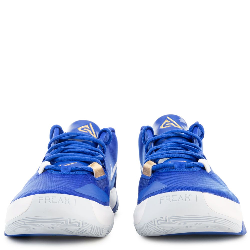 nike zoom freak 1 blue and gold