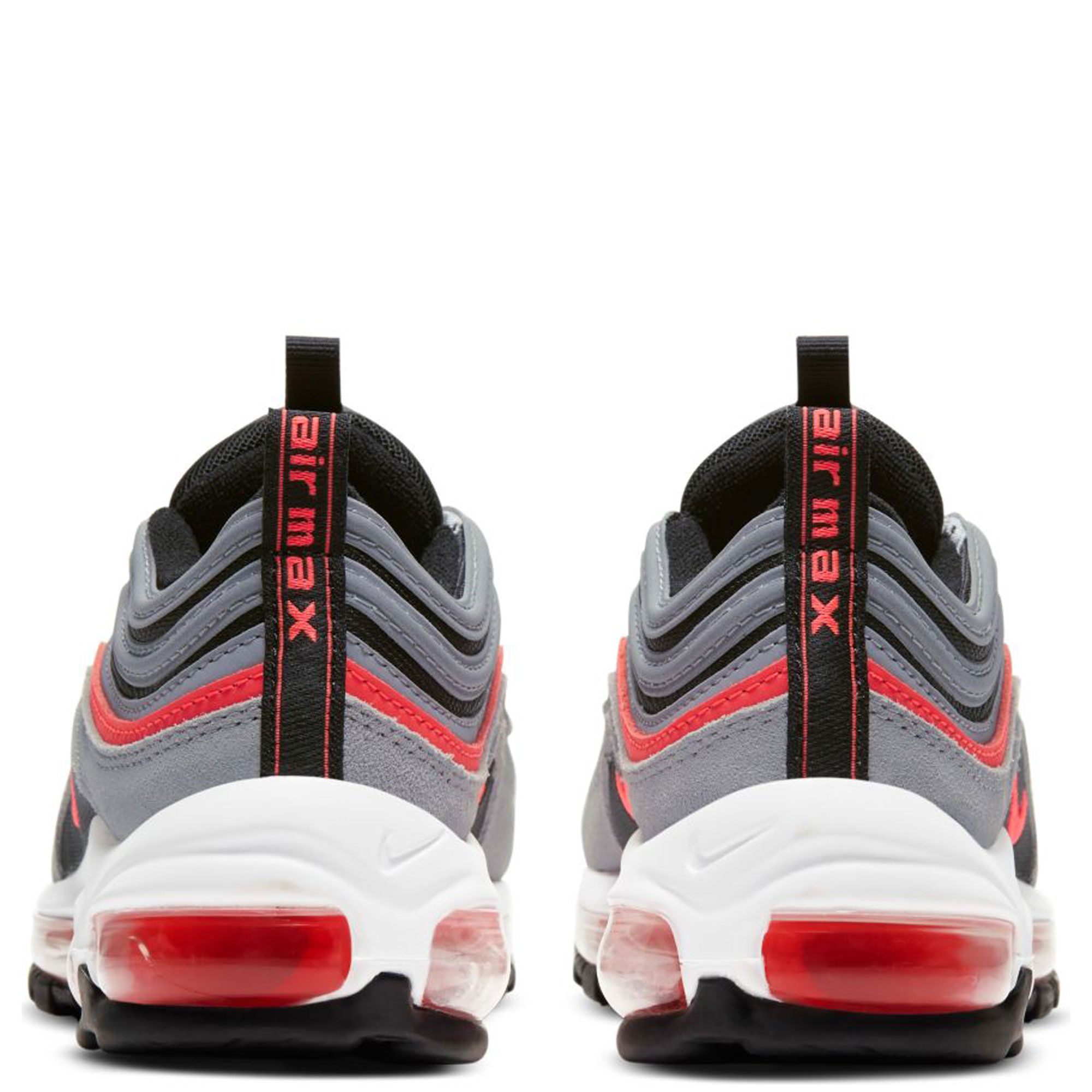 gs air max 97 grey black and crimson