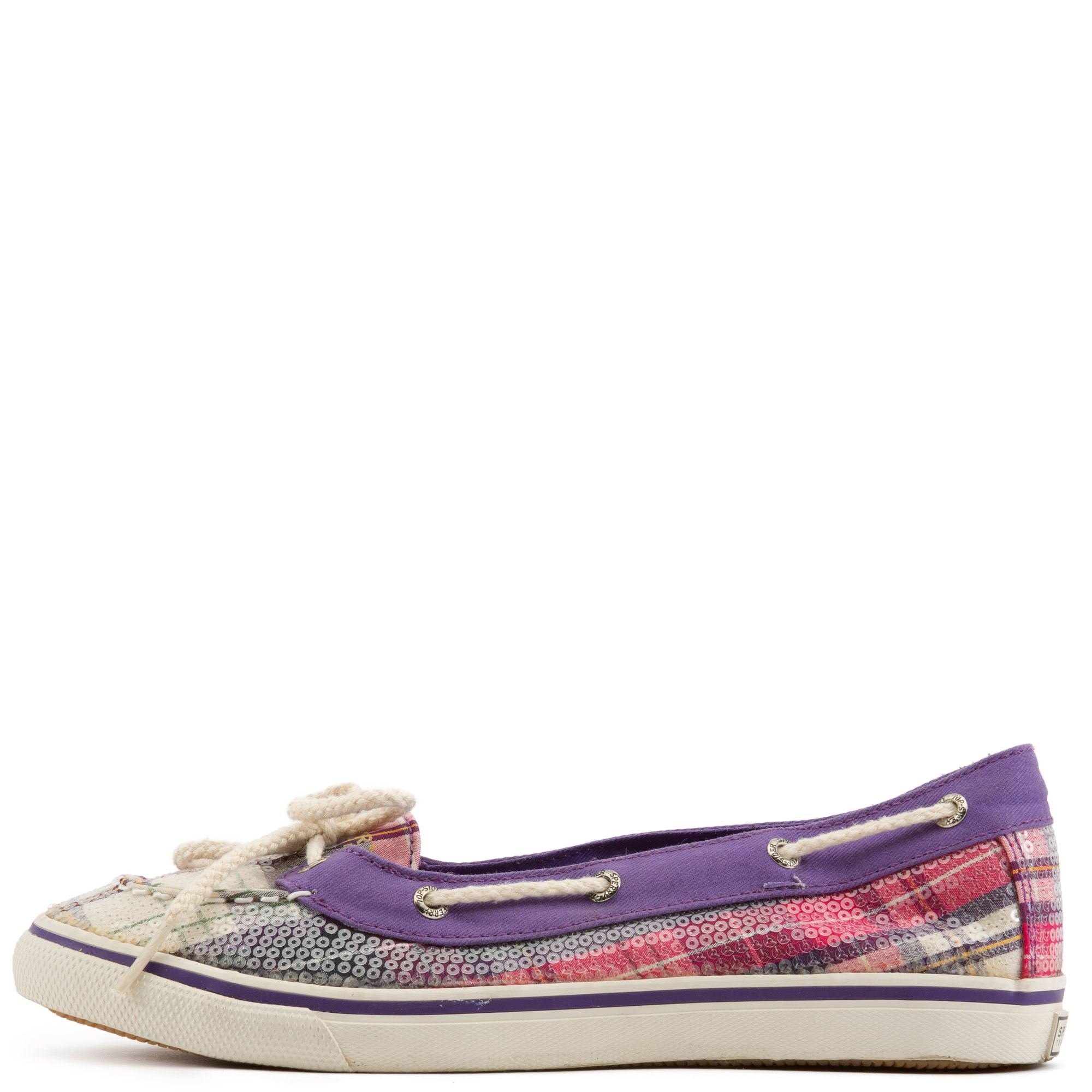 Purple sales sperry shoes