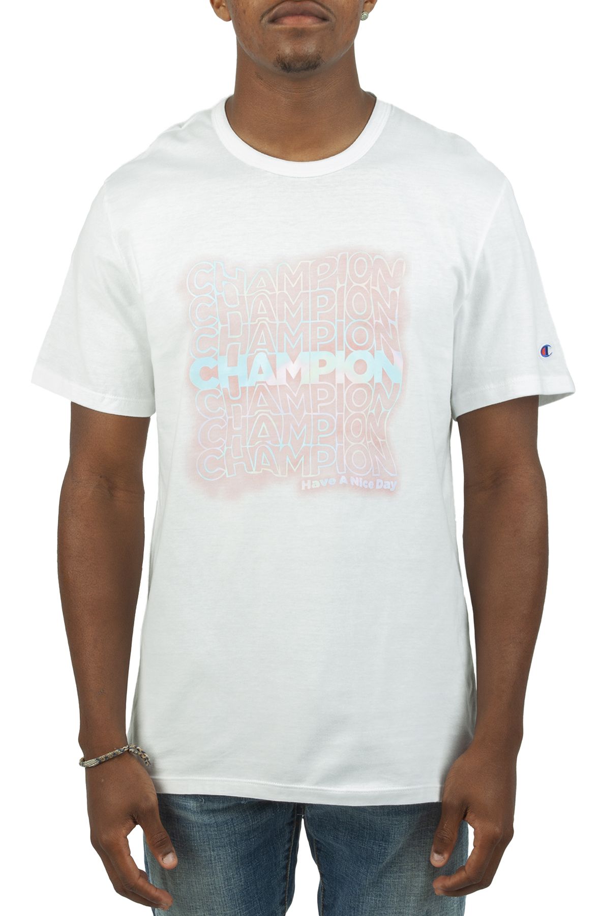 Champion Lightweight White T-Shirt