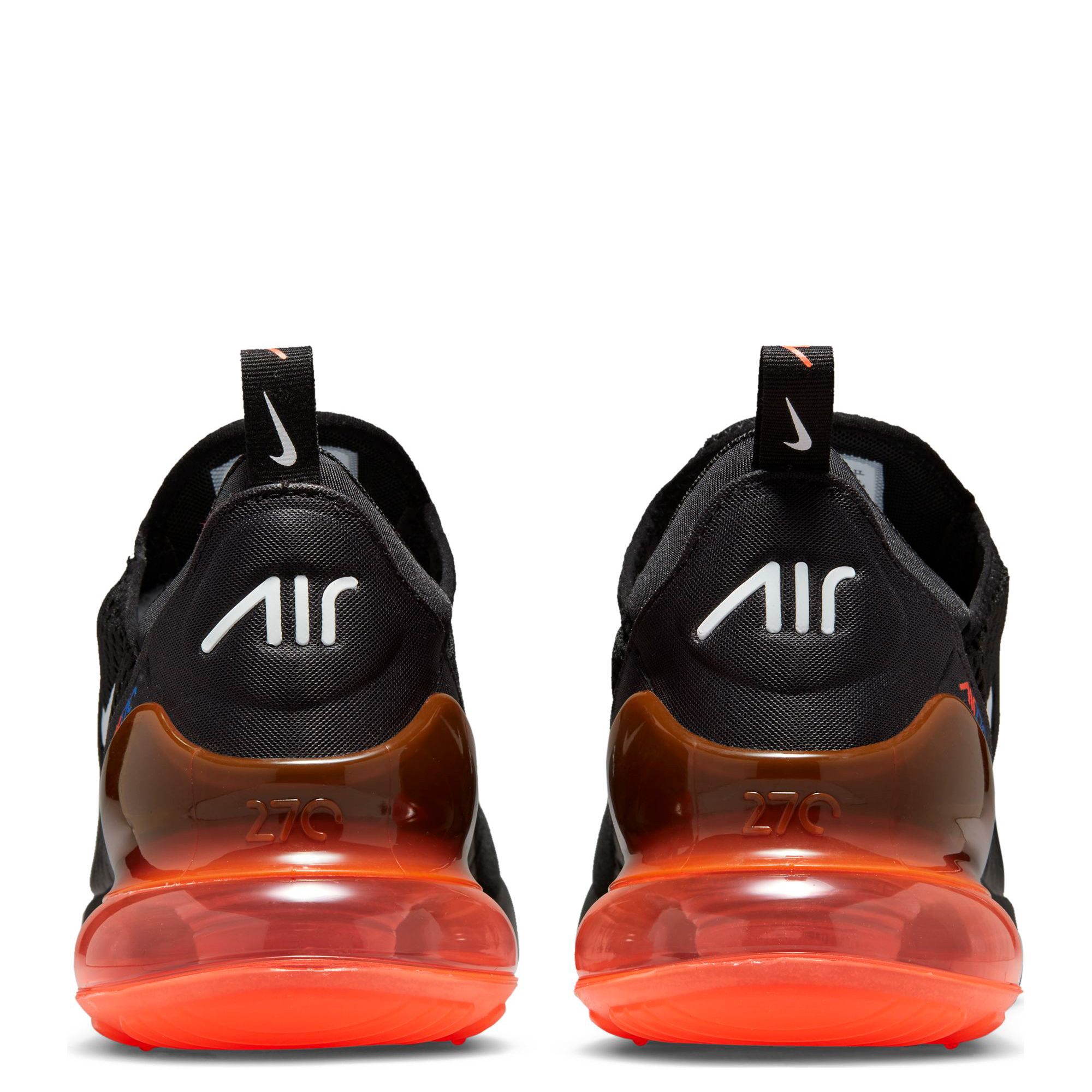 Nike Air Max 270 Mens Running Shoes Black Blue Orange DO6678-001