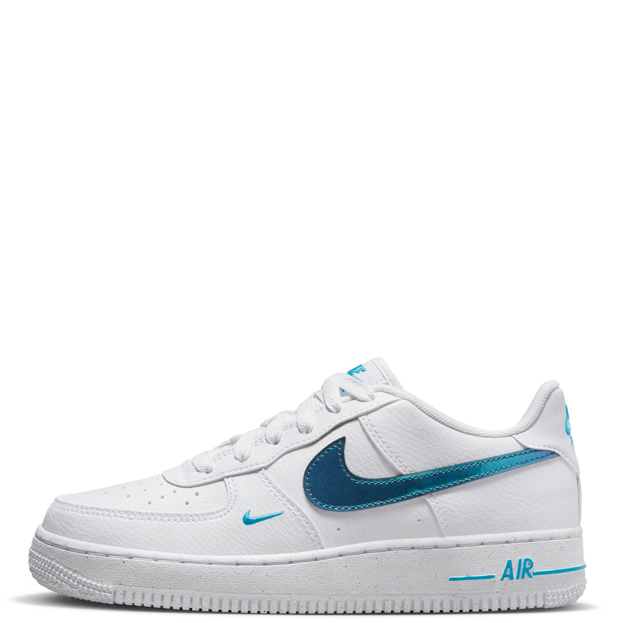 Nike Air Force One AF1 Shoes Size 6 Youth 6Y White Black Orange Womens 7.5